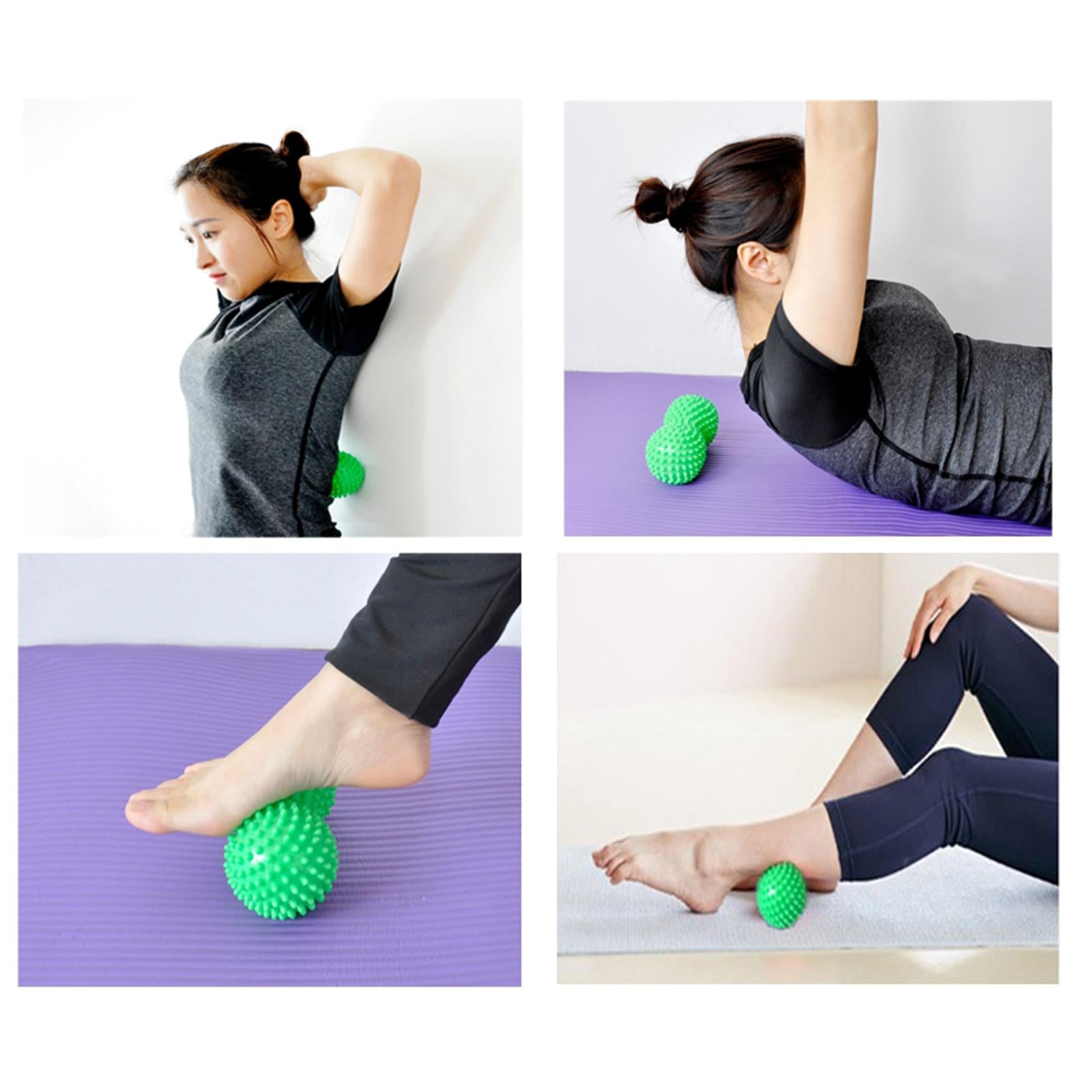 Peanut Roller Massage Ball for Muscle Deep Tissue Myofascial Release Green