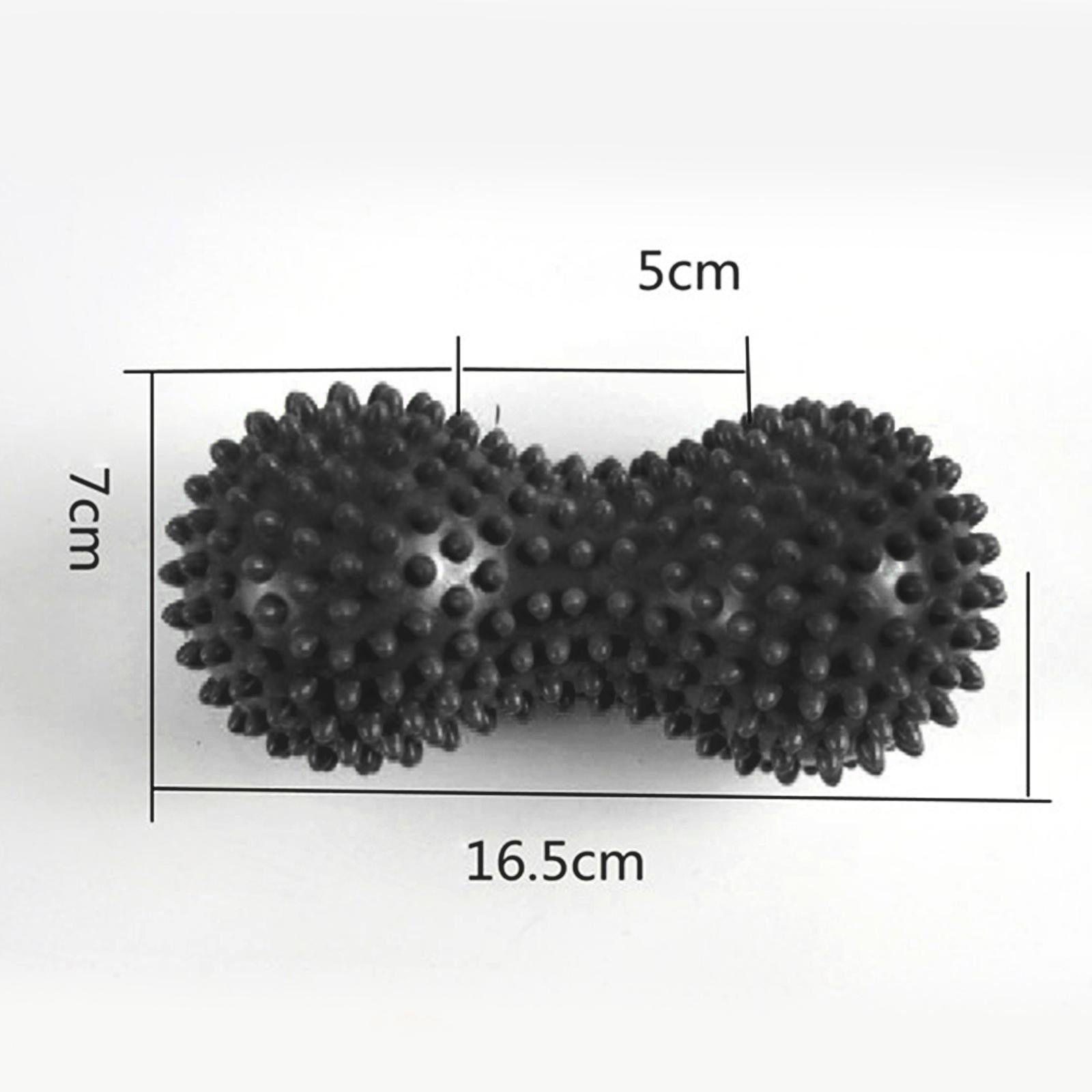 Peanut Roller Massage Ball for Muscle Deep Tissue Myofascial Release Black