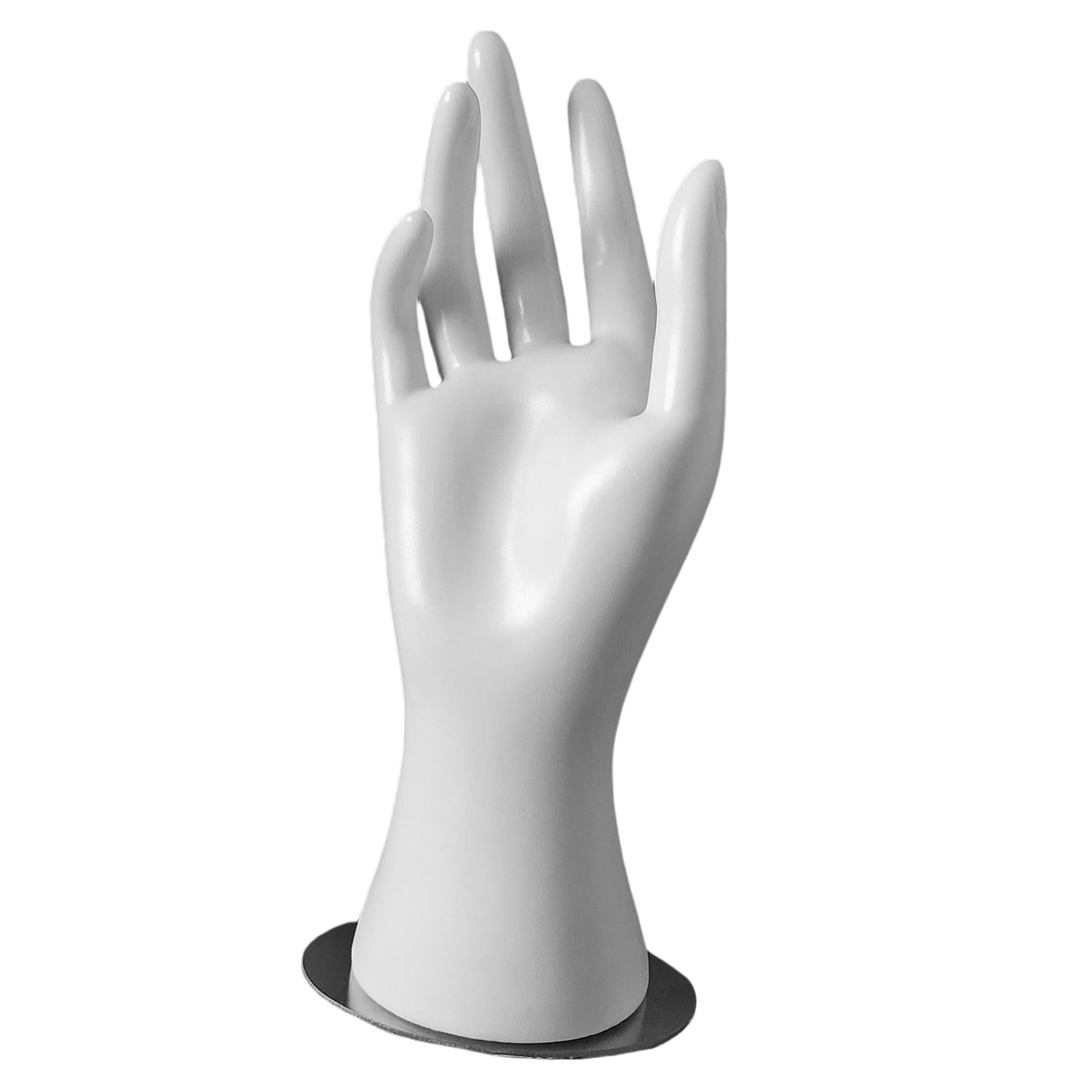 MANNEQUIN HAND Model JEWELLERY RING BRACELET DISPLAY STAND White