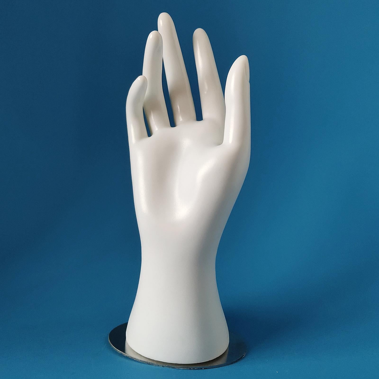 MANNEQUIN HAND Model JEWELLERY RING BRACELET DISPLAY STAND White