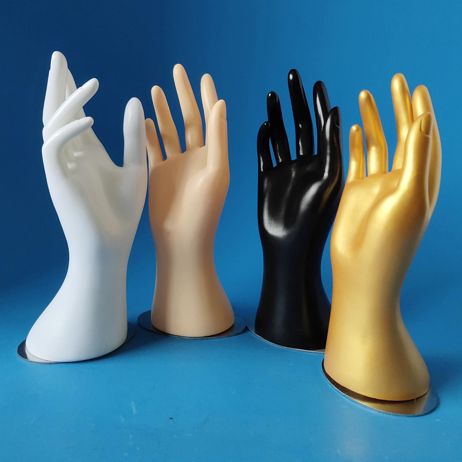 MANNEQUIN HAND Model JEWELLERY RING BRACELET DISPLAY STAND Golden