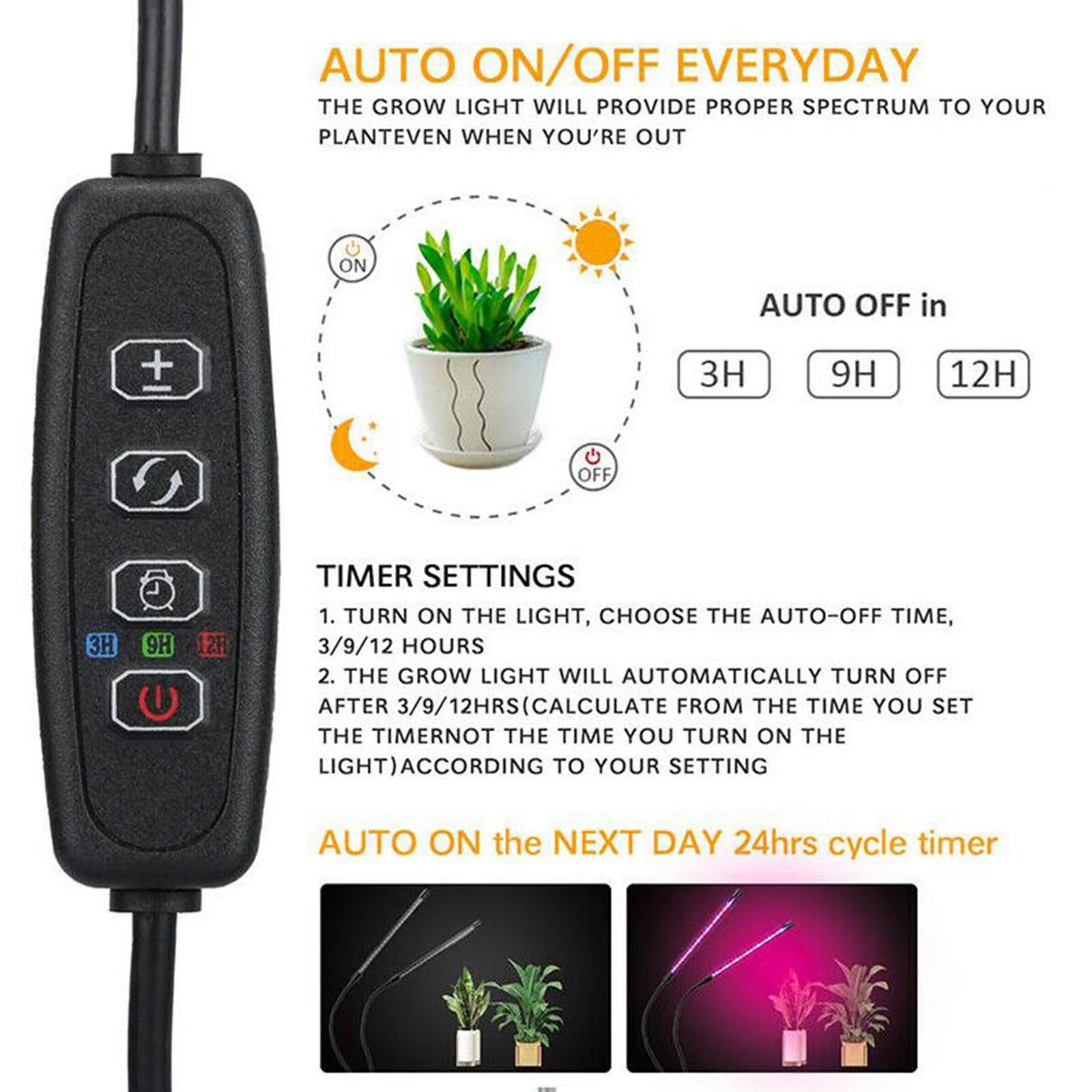 40W LED Grow Light 120LEDs Hydroponic Lamp Plants Flowers Indoor LED Growth