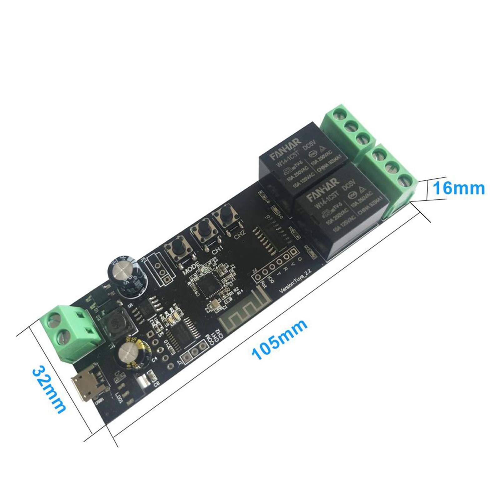 WiFi Relay Switch Smart Timer Remote on/off Feedback Status Multiple-control