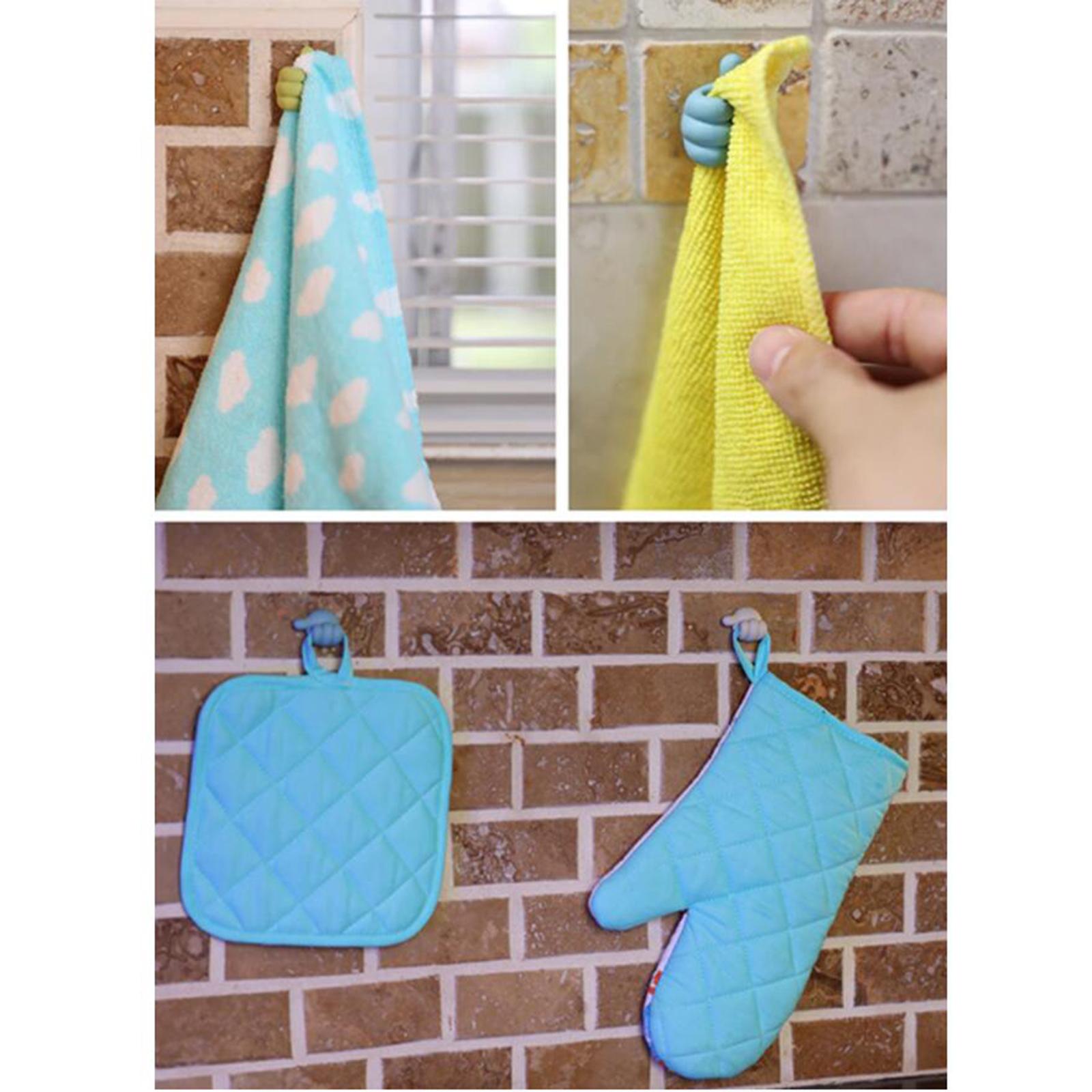 5PCS Cable Clips Organizer Office Household Hooks Clip Holder Green