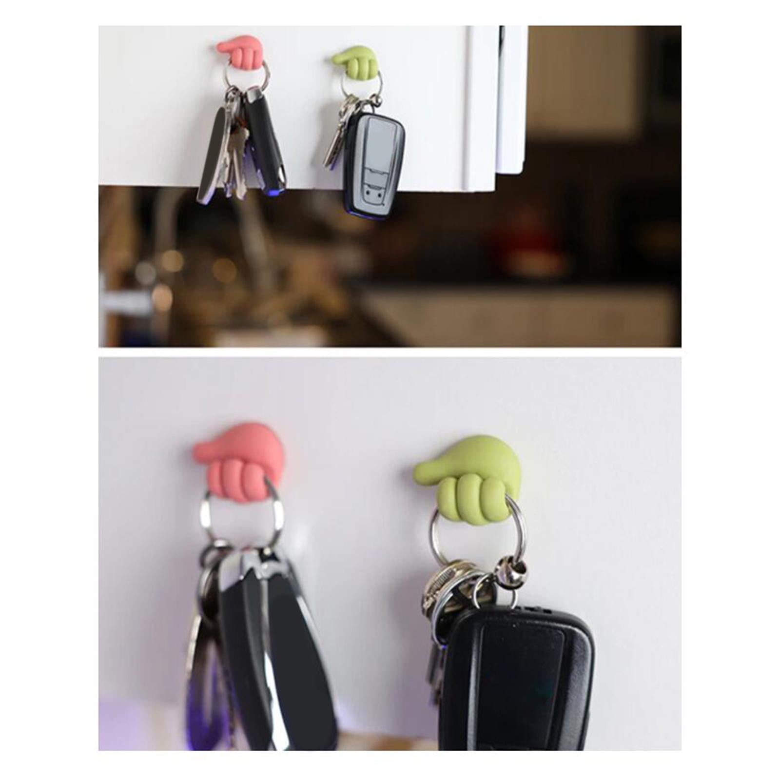 5PCS Cable Clips Organizer Office Household Hooks Clip Holder Green