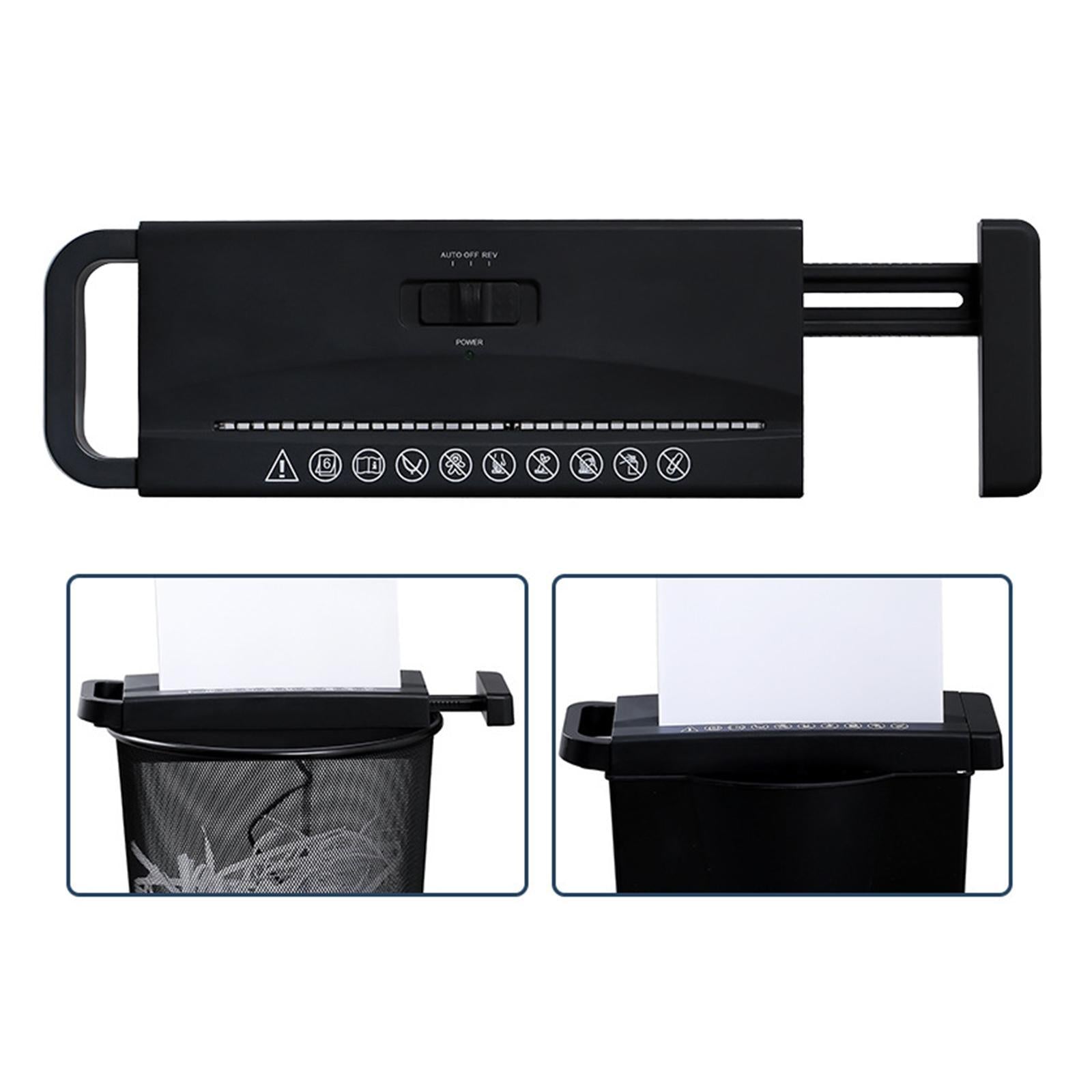 6-Sheet Paper Shredder Paper Mini Silent A4 Office Shredder 7L Capacity