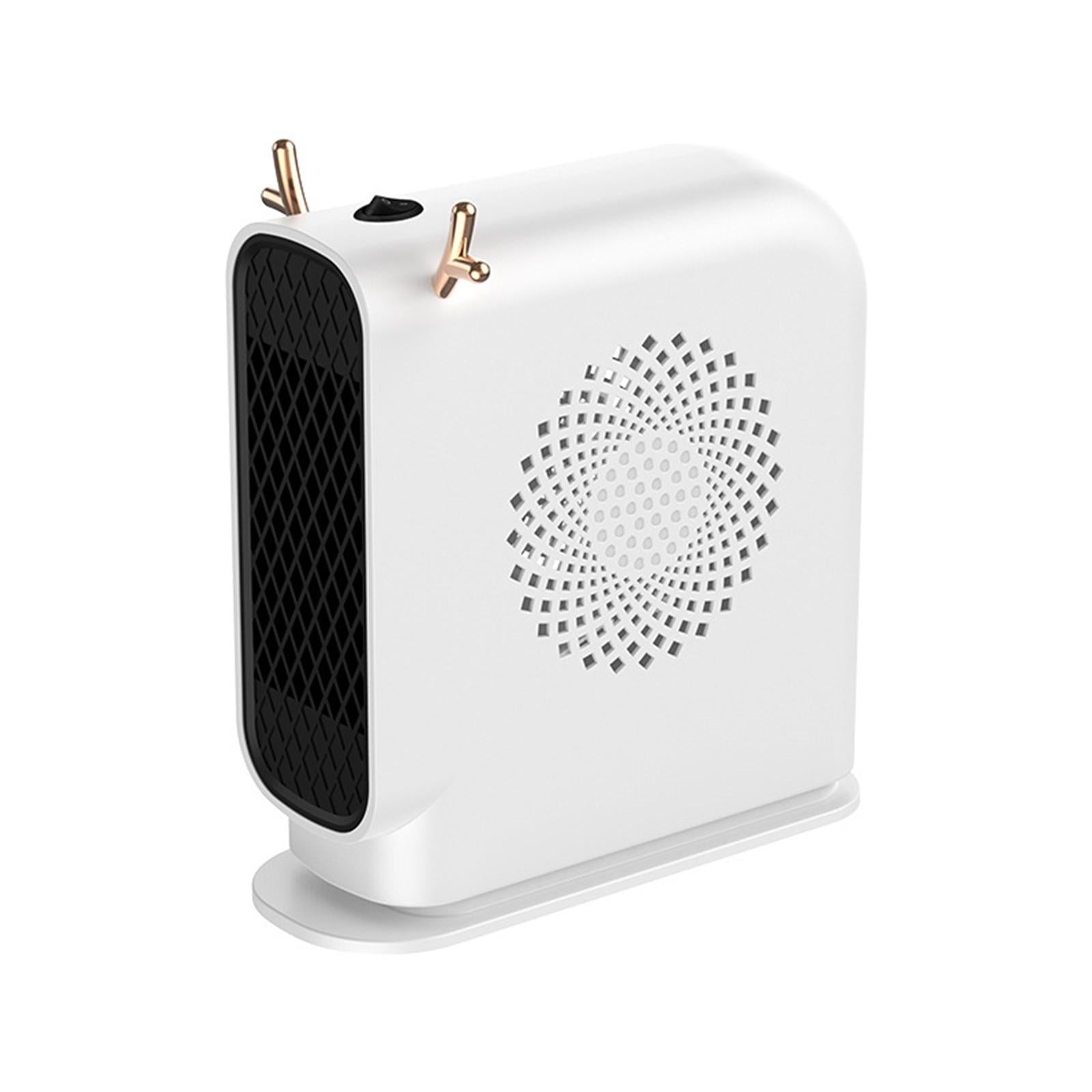 Electric Space Heater Heating Fan Fast Heating for Personal White