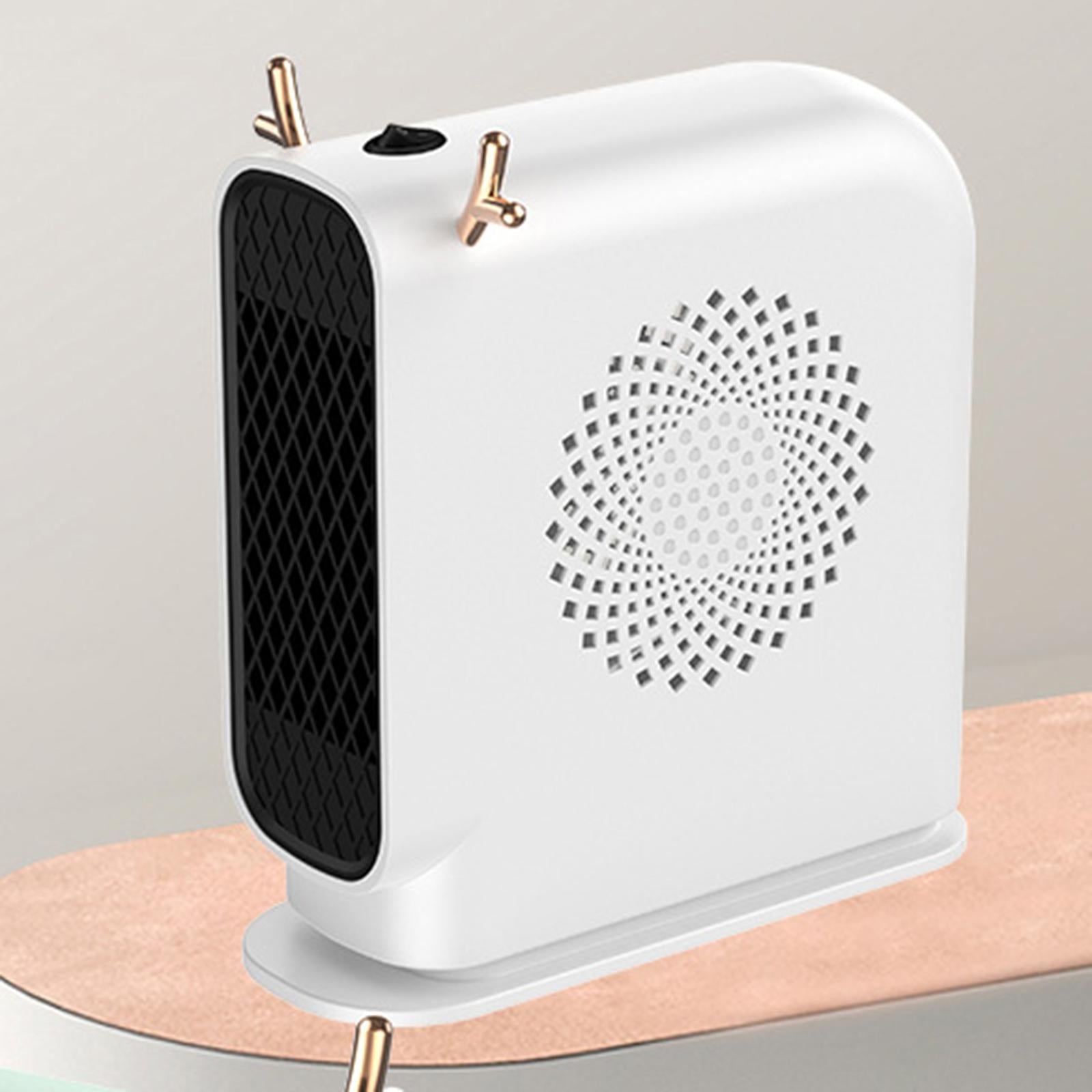 Electric Space Heater Heating Fan Fast Heating for Personal White