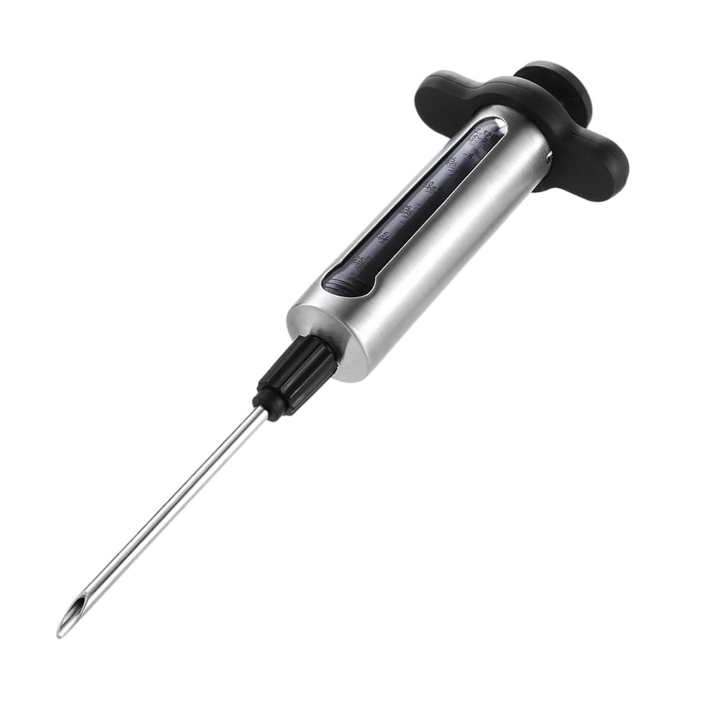 PP Stainless Steel Needles Spice Syringe Set BBQ Meat Flavor Injector Kit