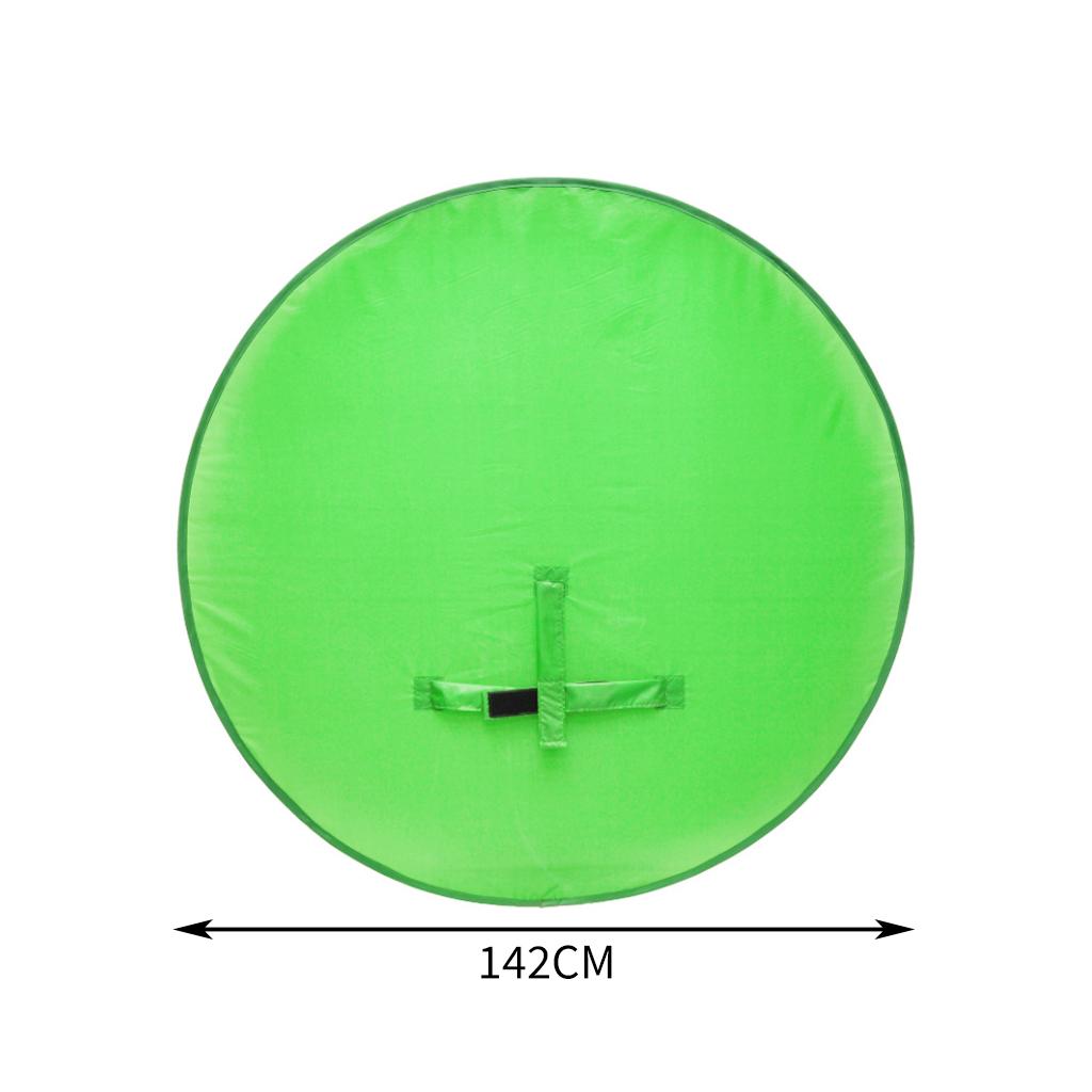 Photography Reflector Portable Green Screen Background for Record 142cm