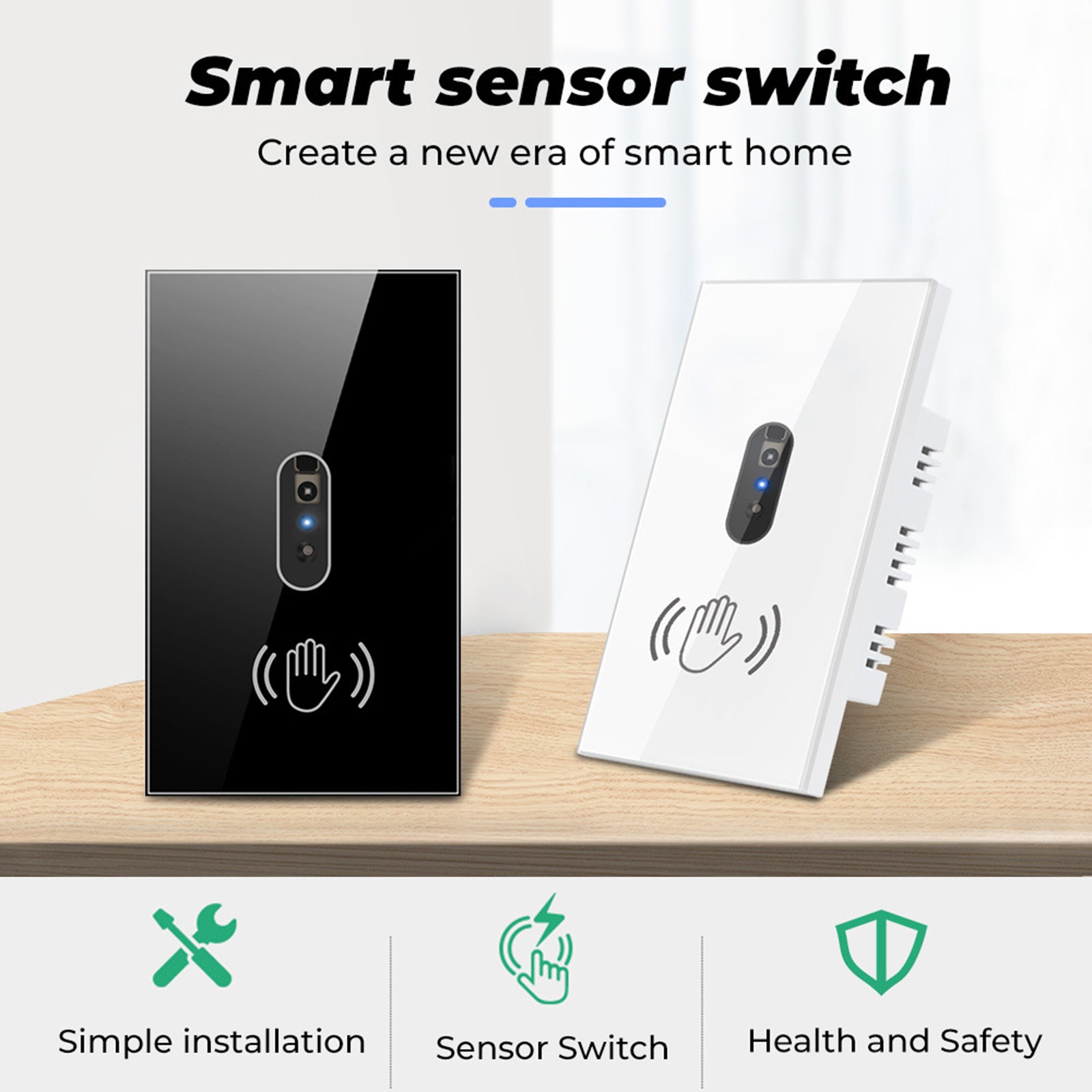 IR Infrared Sensor Light Switch Non-Touch High Sensitivity 10 A 110 V