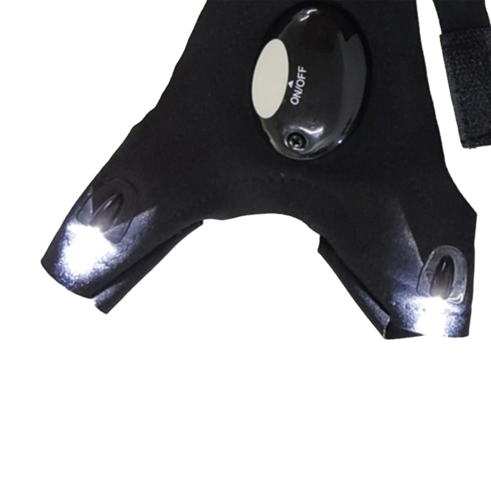 Outdoor Finger Glove LED Light Flashlight Gloves for Fishing Right