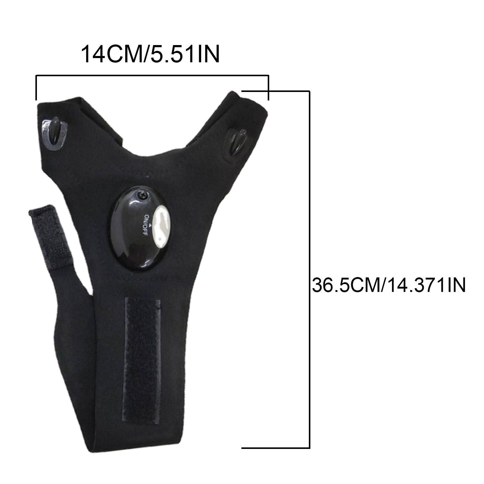 Outdoor Finger Glove LED Light Flashlight Gloves for Fishing Right