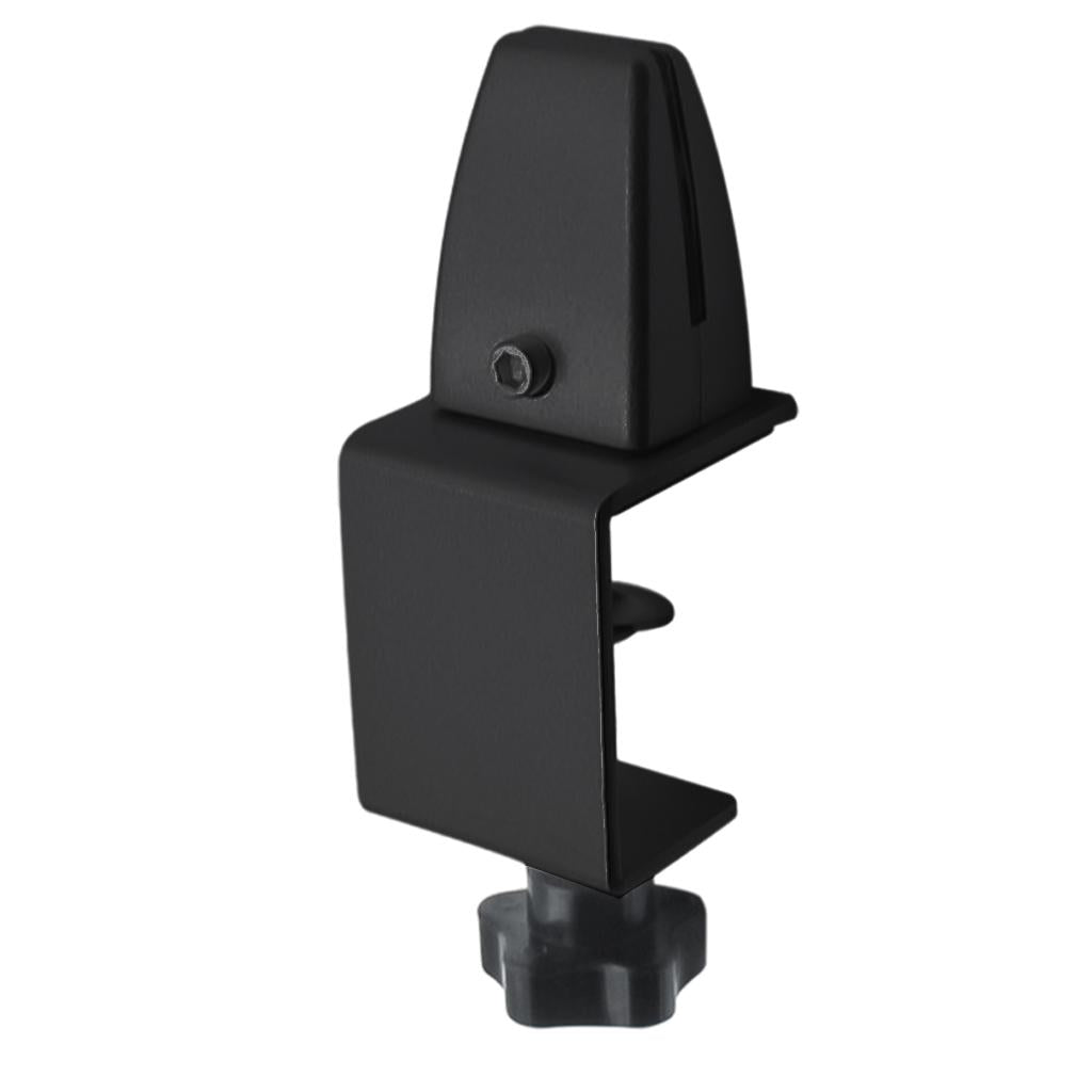 Partition Bracket Clip Screen Partition Clamp Holder Support for Home Black