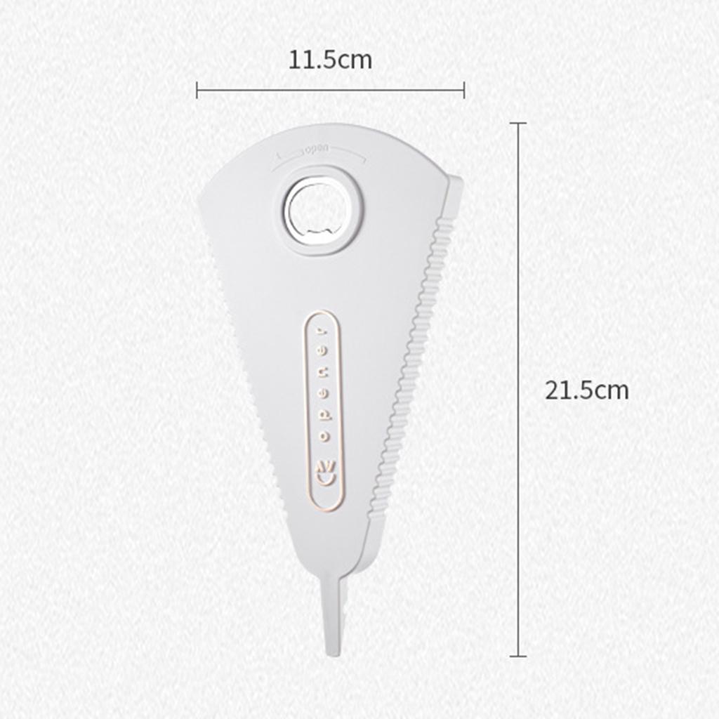 Portable Bottle Opener Beer Bottle Opener Can Opener for Cafe KTV White