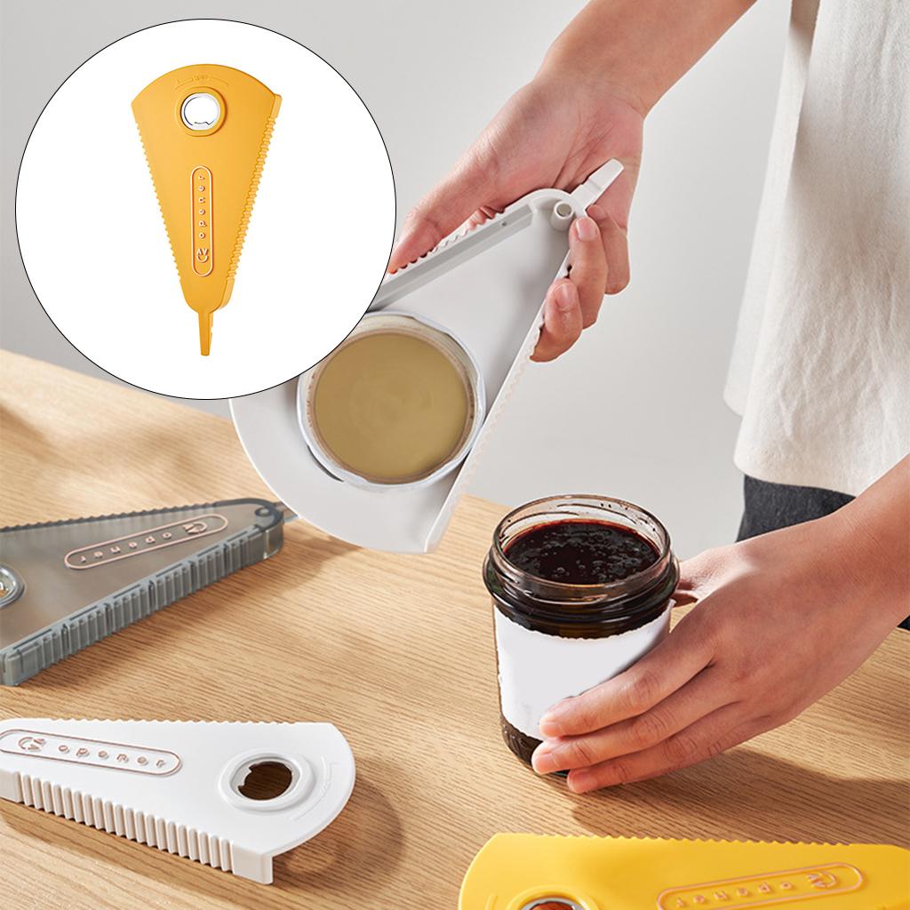 Portable Bottle Opener Beer Bottle Opener Can Opener for Cafe KTV Yellow