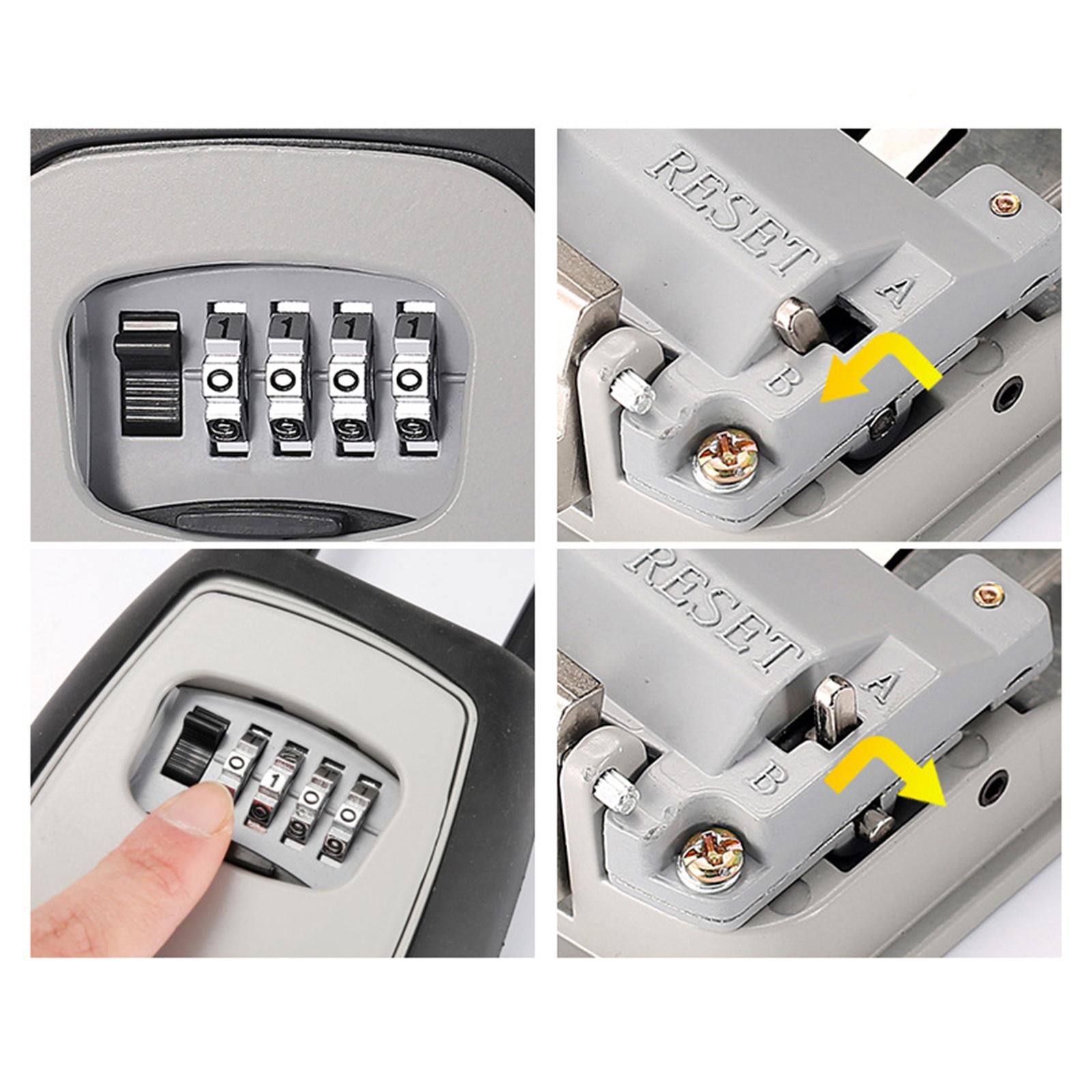 Weatherproof Key Storage Lock Large Capacity for Indoor Doorway Realtors