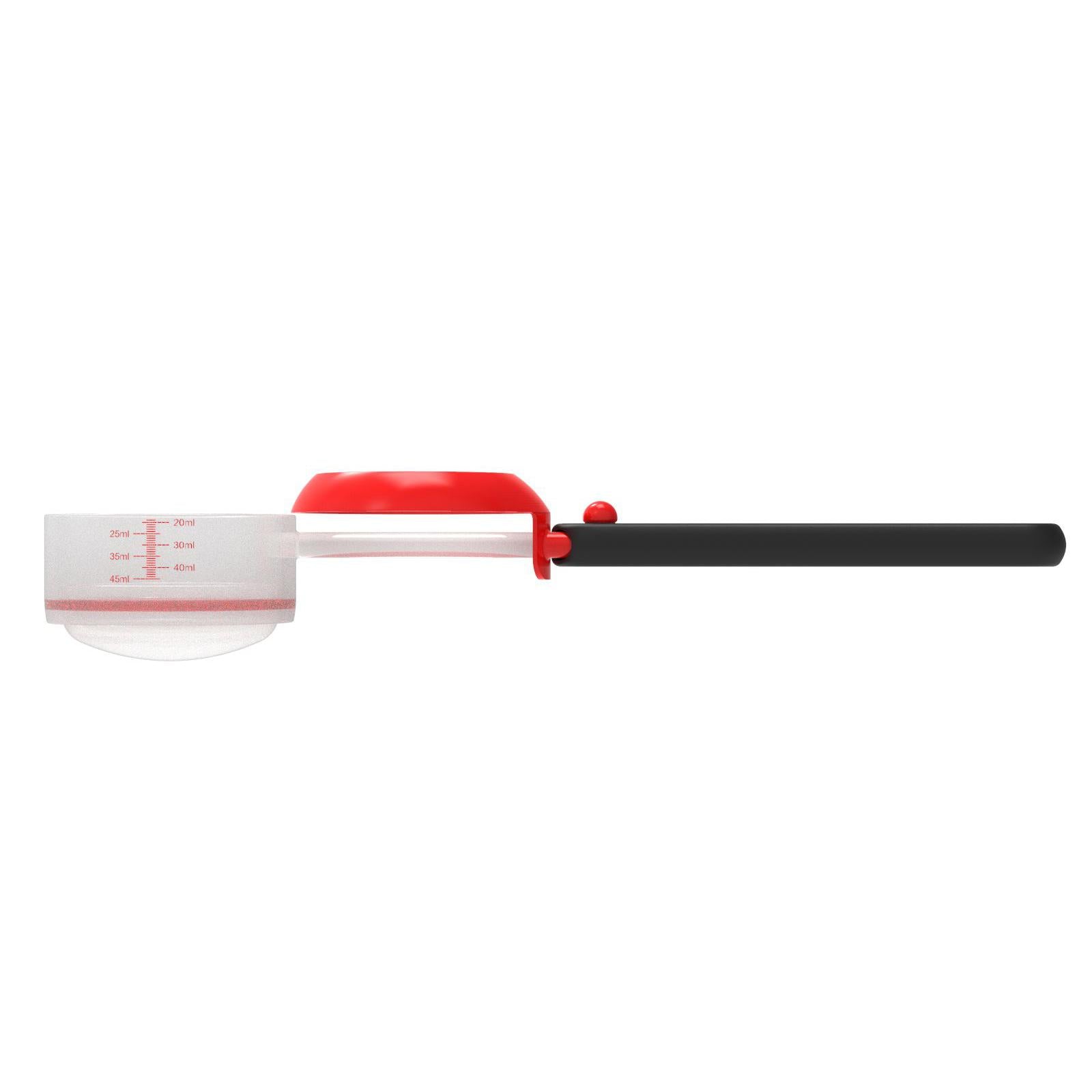 Multipurpose Adjustable Measuring Spoon with Scale for Cooking Baking Tool Red