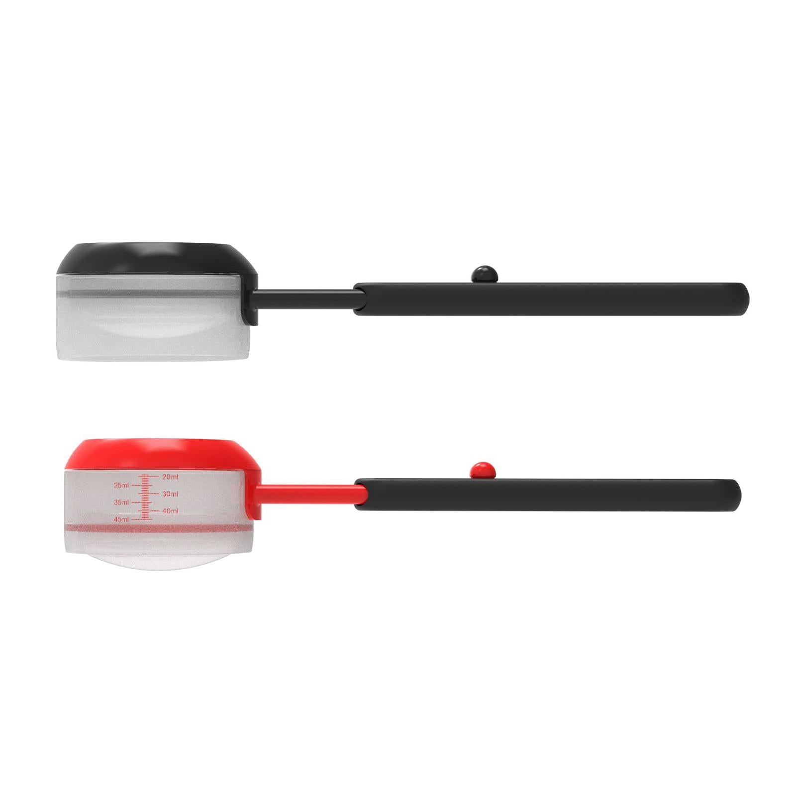 Multipurpose Adjustable Measuring Spoon with Scale for Cooking Baking Tool Red