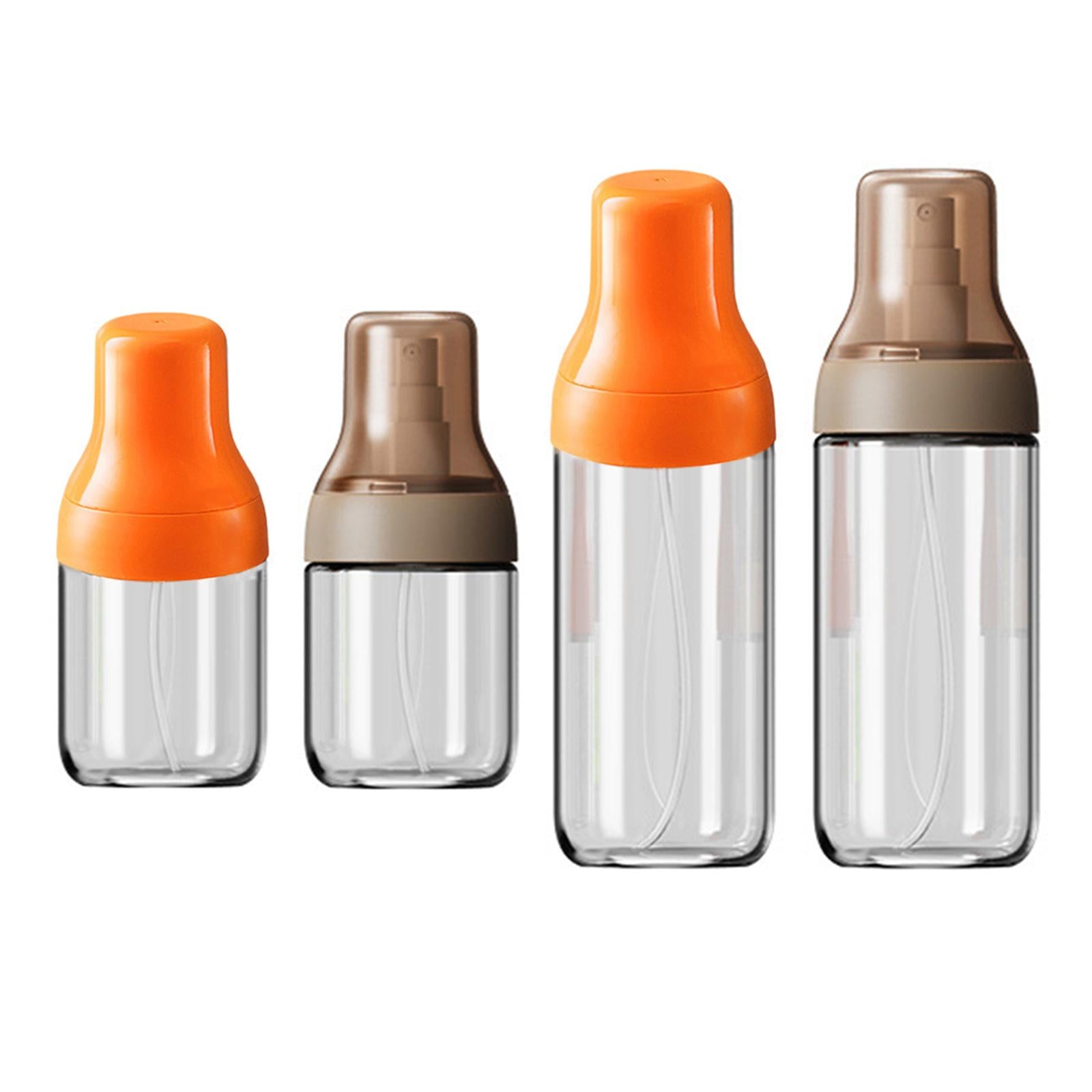 Portable Glass Oil Sprayer Kitchen Supplies for Barbecue Vinegar Sauce 125ML orange
