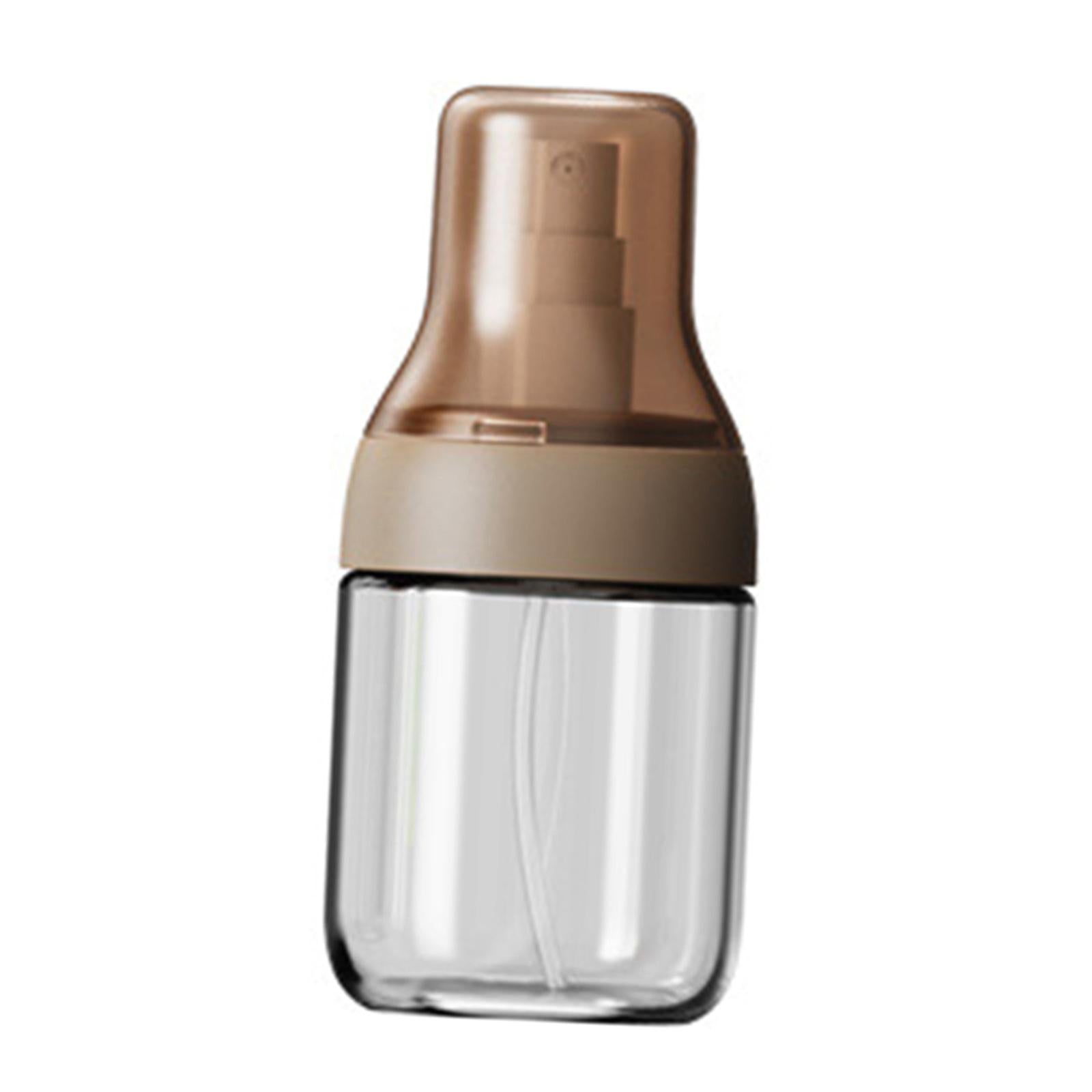 Portable Glass Oil Sprayer Kitchen Supplies for Barbecue Vinegar Sauce 125ML brown