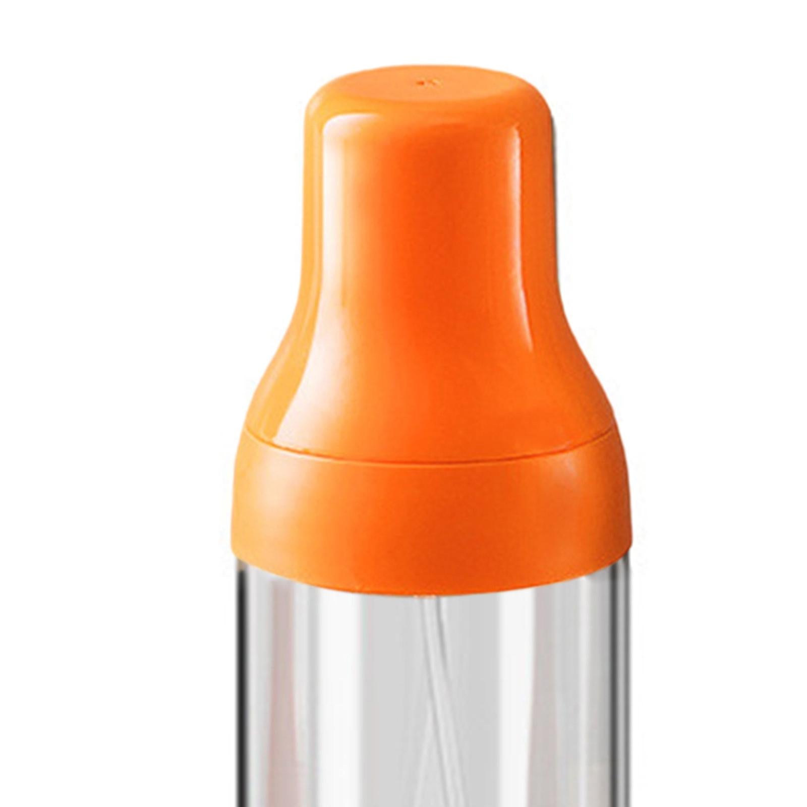 Portable Glass Oil Sprayer Kitchen Supplies for Barbecue Vinegar Sauce 250ML orange