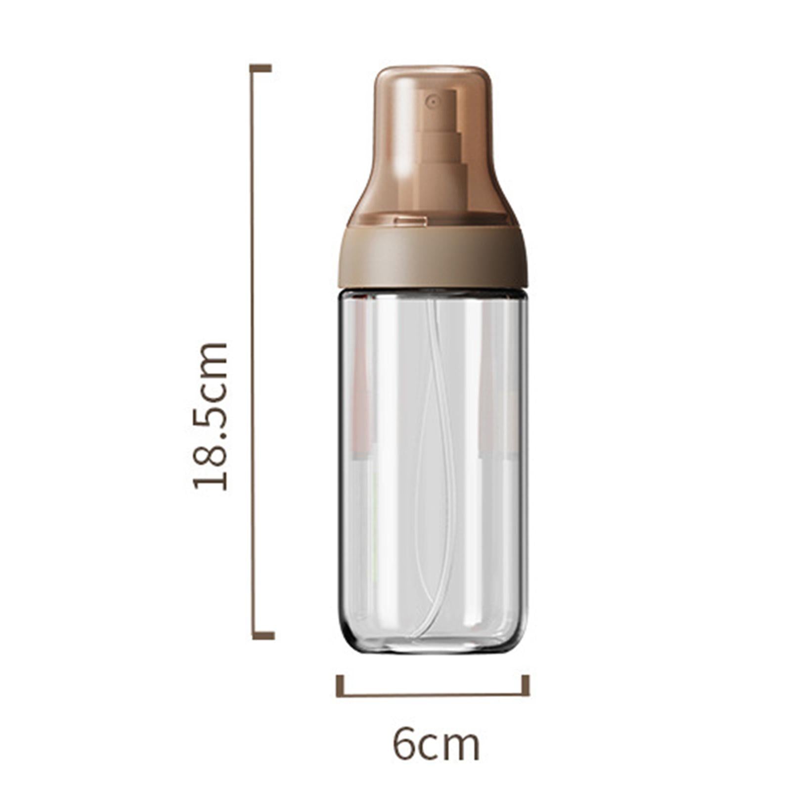Portable Glass Oil Sprayer Kitchen Supplies for Barbecue Vinegar Sauce 250ML brown
