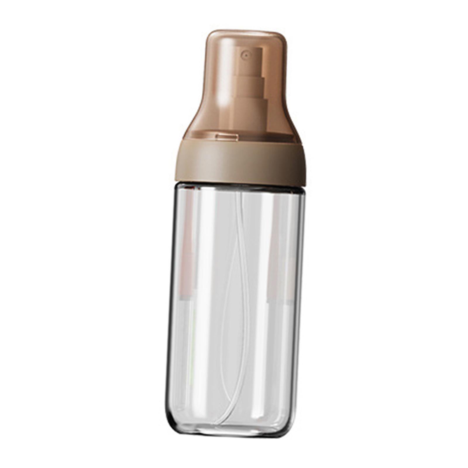 Portable Glass Oil Sprayer Kitchen Supplies for Barbecue Vinegar Sauce 250ML brown