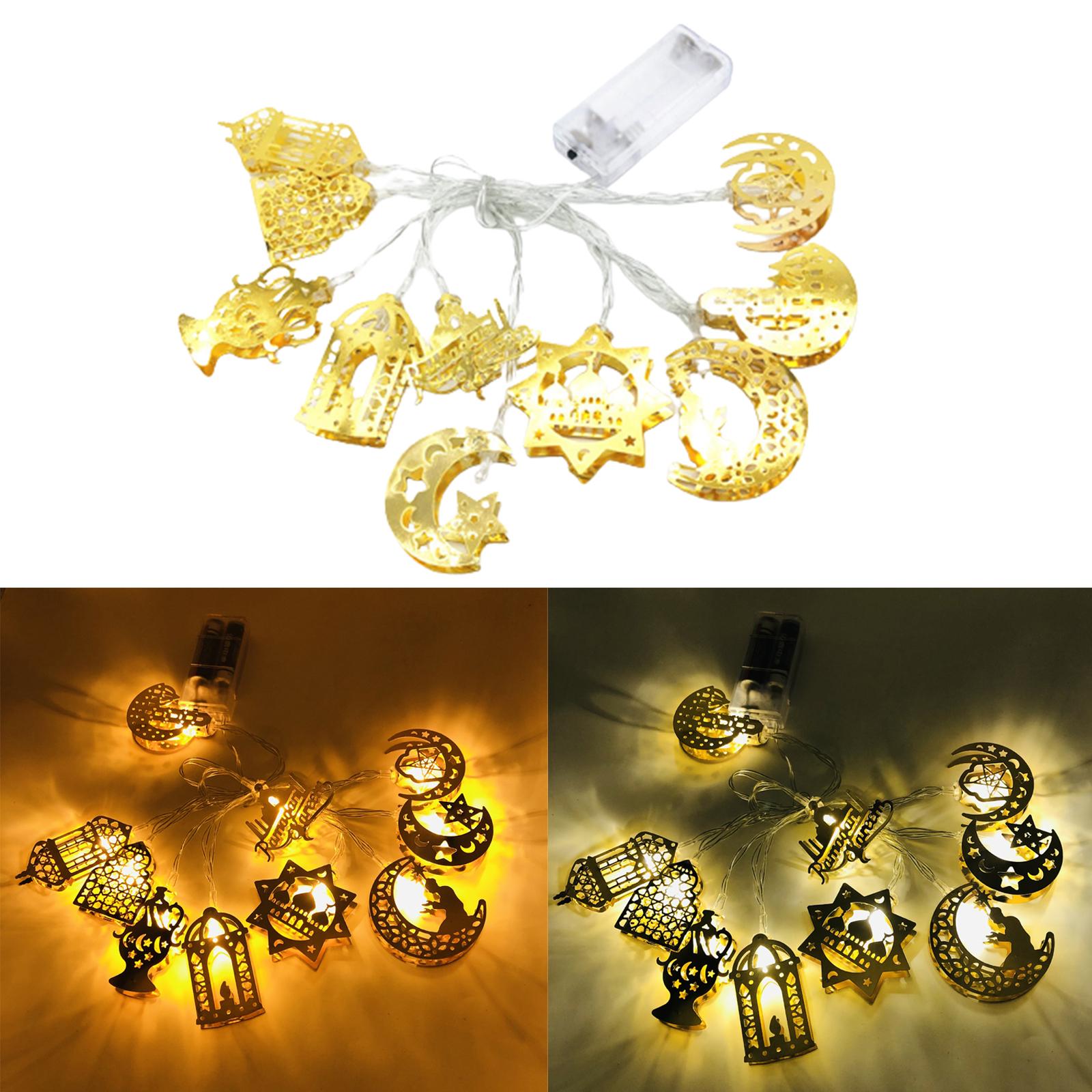 Eid Decoration Light Ramadan Decor Light Curtain Light for Patio 1.65 Meters