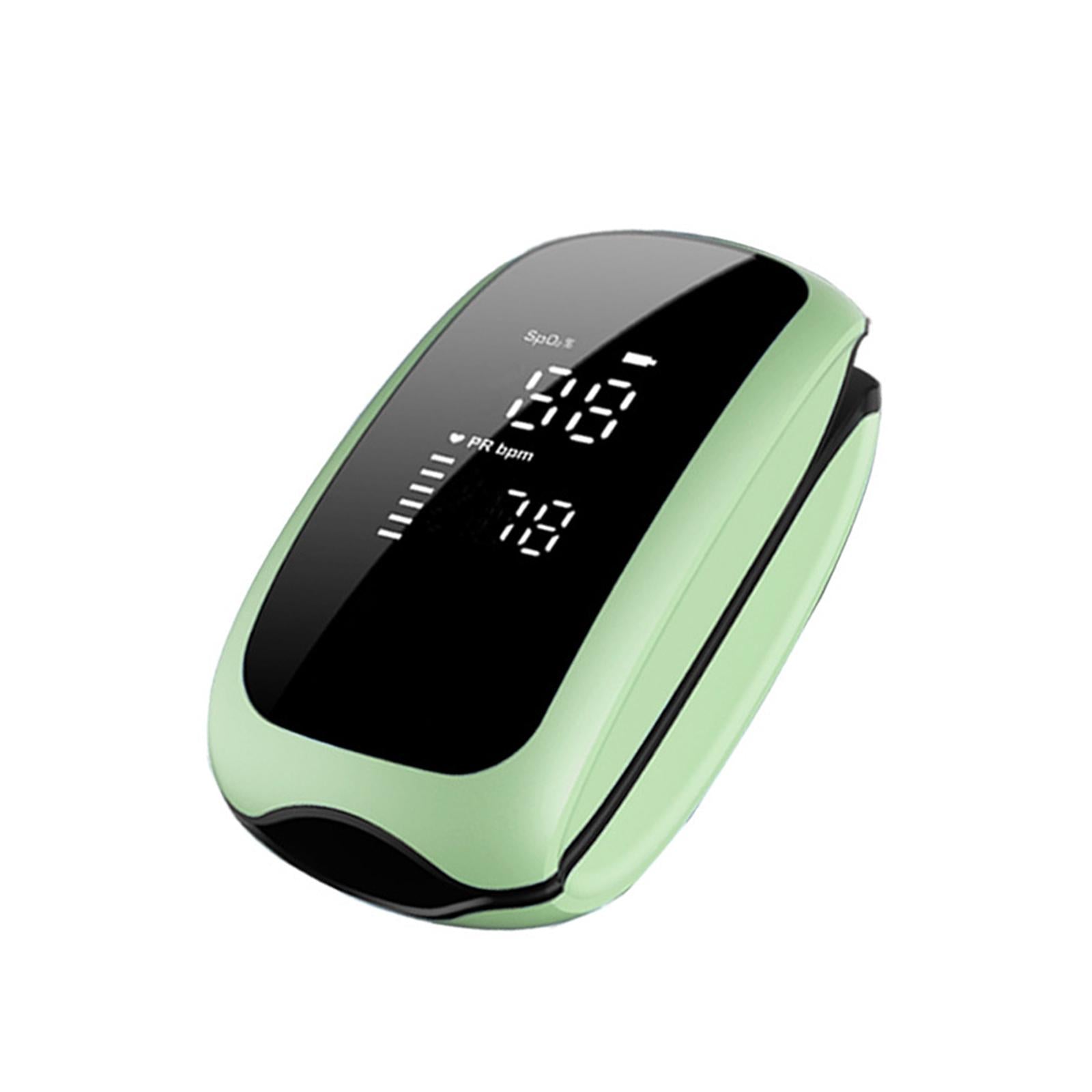 Portable Fingertip Pulse Oximeter Blood Oxygen Saturation Monitor Green