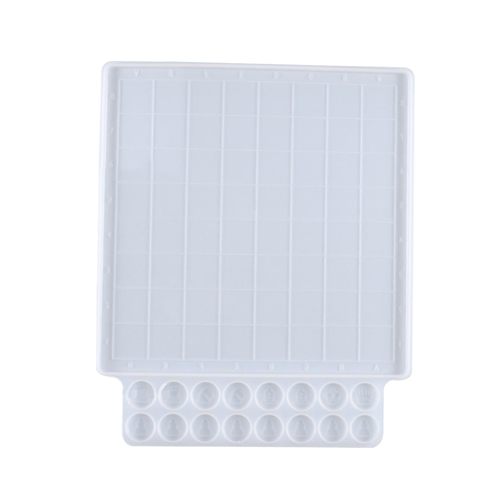Chess Board Epoxy Mold 3D Resin Molds for DIY Crafts Making Gift