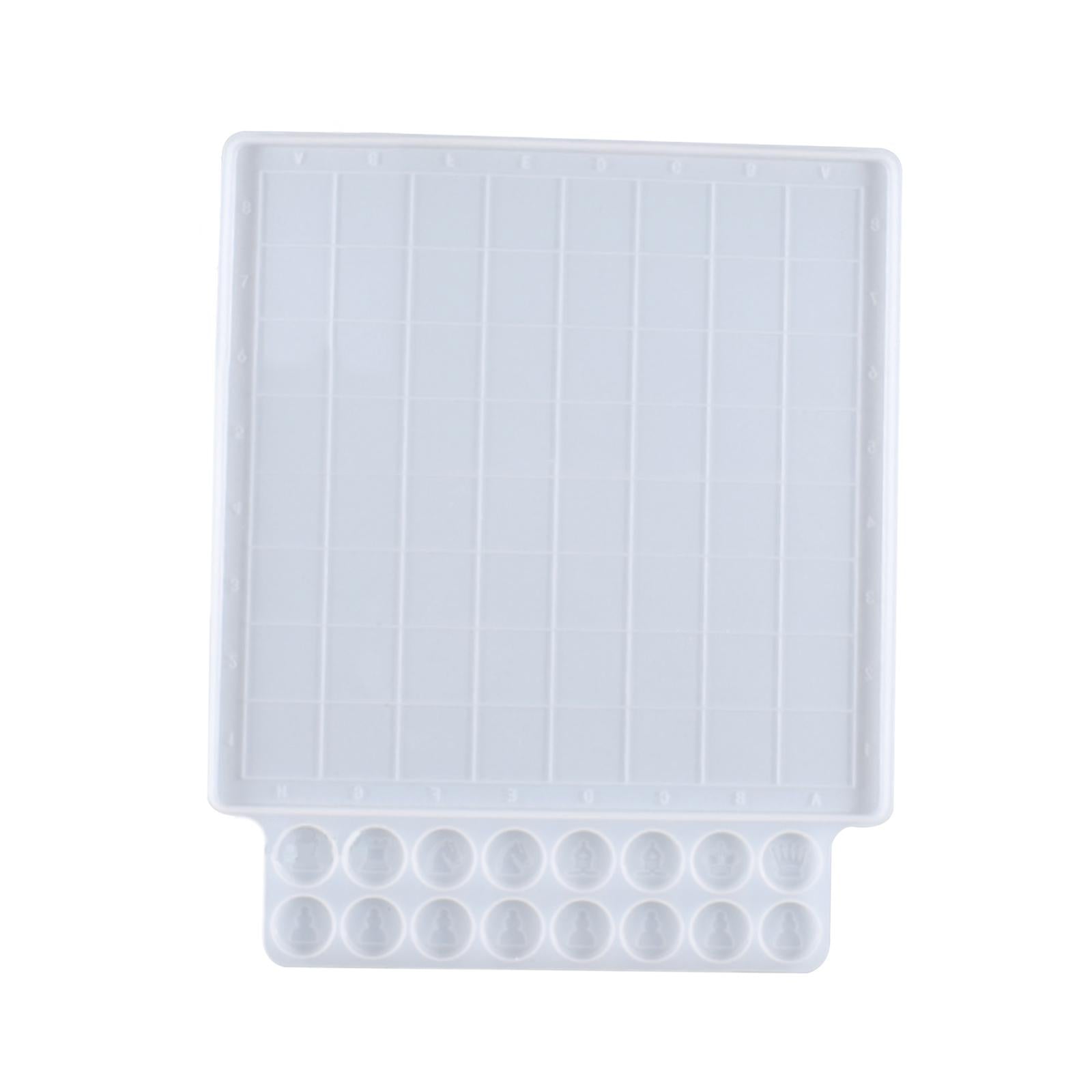 Chess Board Epoxy Mold 3D Resin Molds for DIY Crafts Making Gift