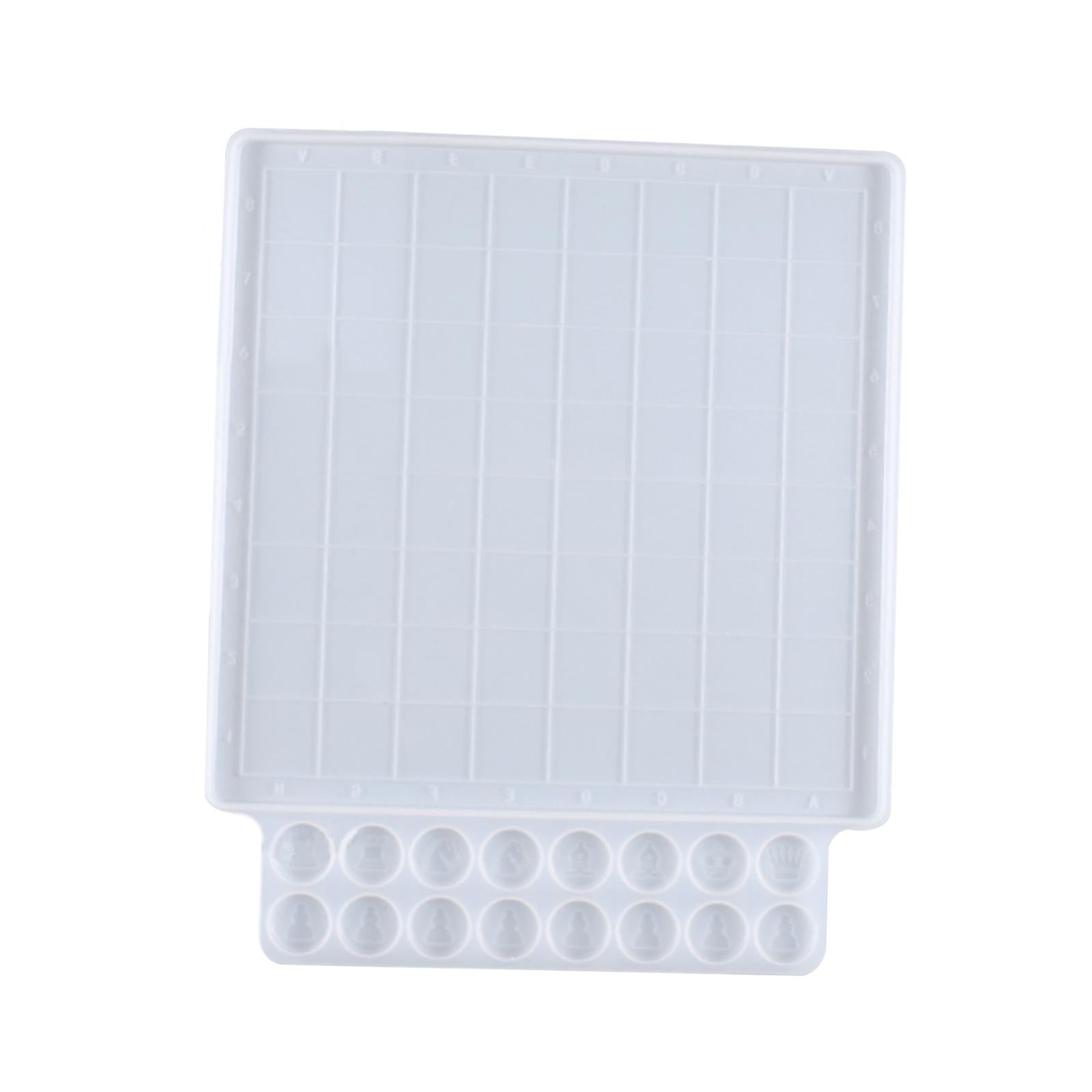 Chess Board Epoxy Mold 3D Resin Molds for DIY Crafts Making Gift