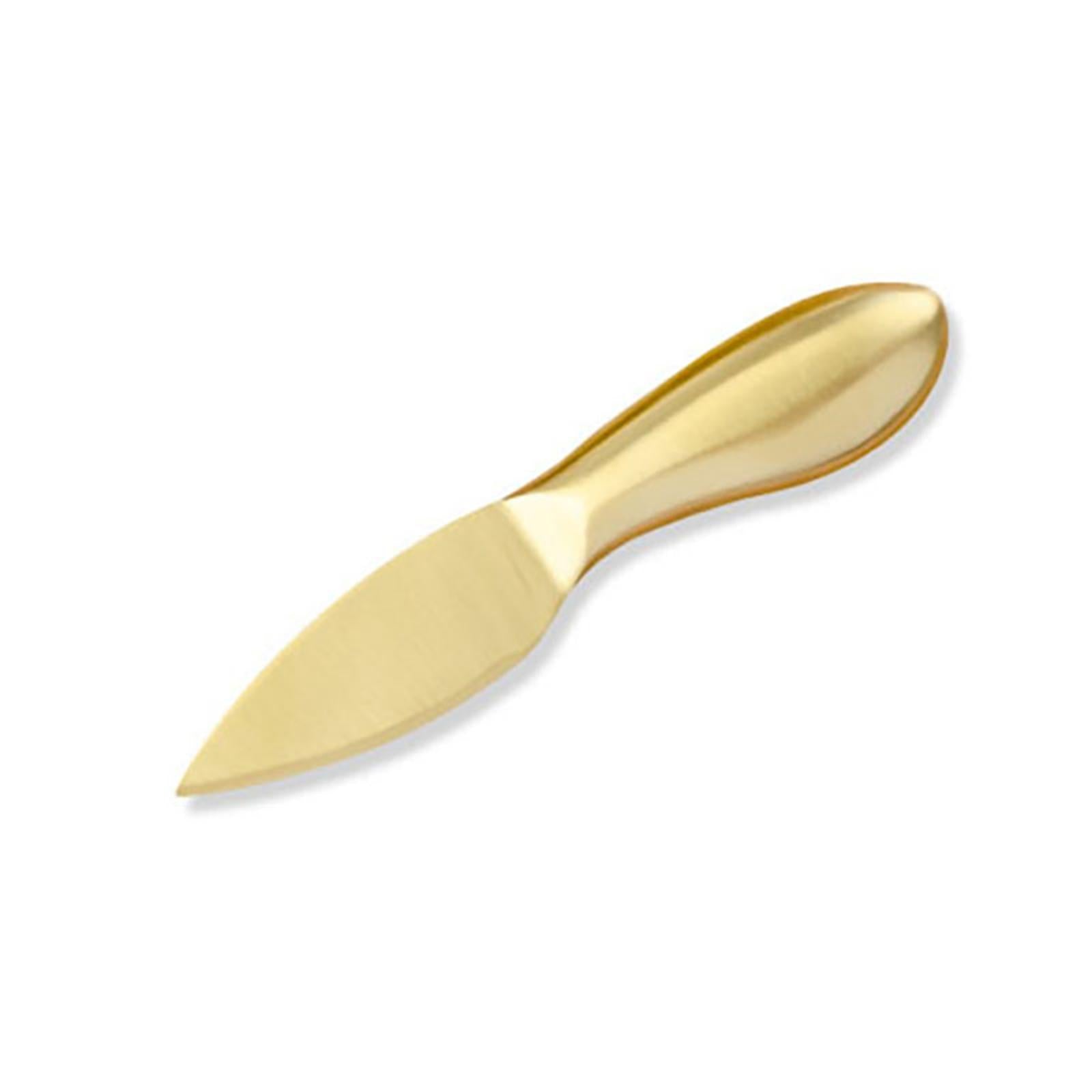 Stainless Steel Cheese Tools Set Cheese Cutter Cake Spatula 4PCS Golden