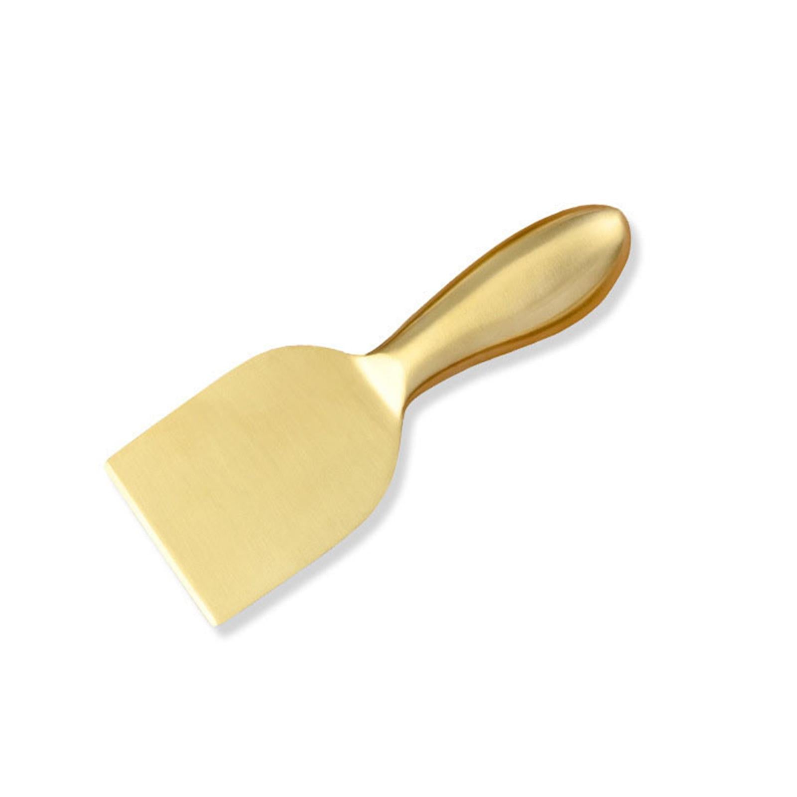 Stainless Steel Cheese Tools Set Cheese Cutter Cake Spatula 6PCS Golden
