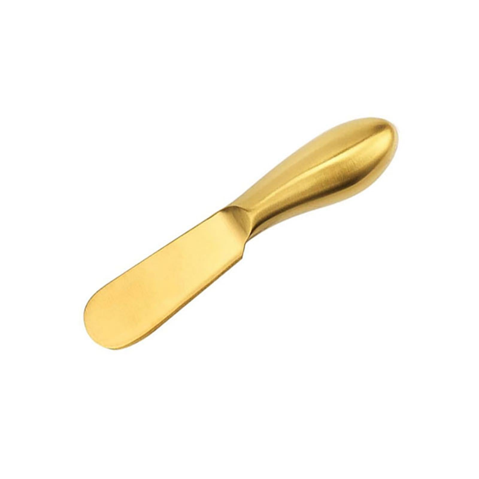 Stainless Steel Cheese Tools Set Cheese Cutter Cake Spatula 6PCS Golden