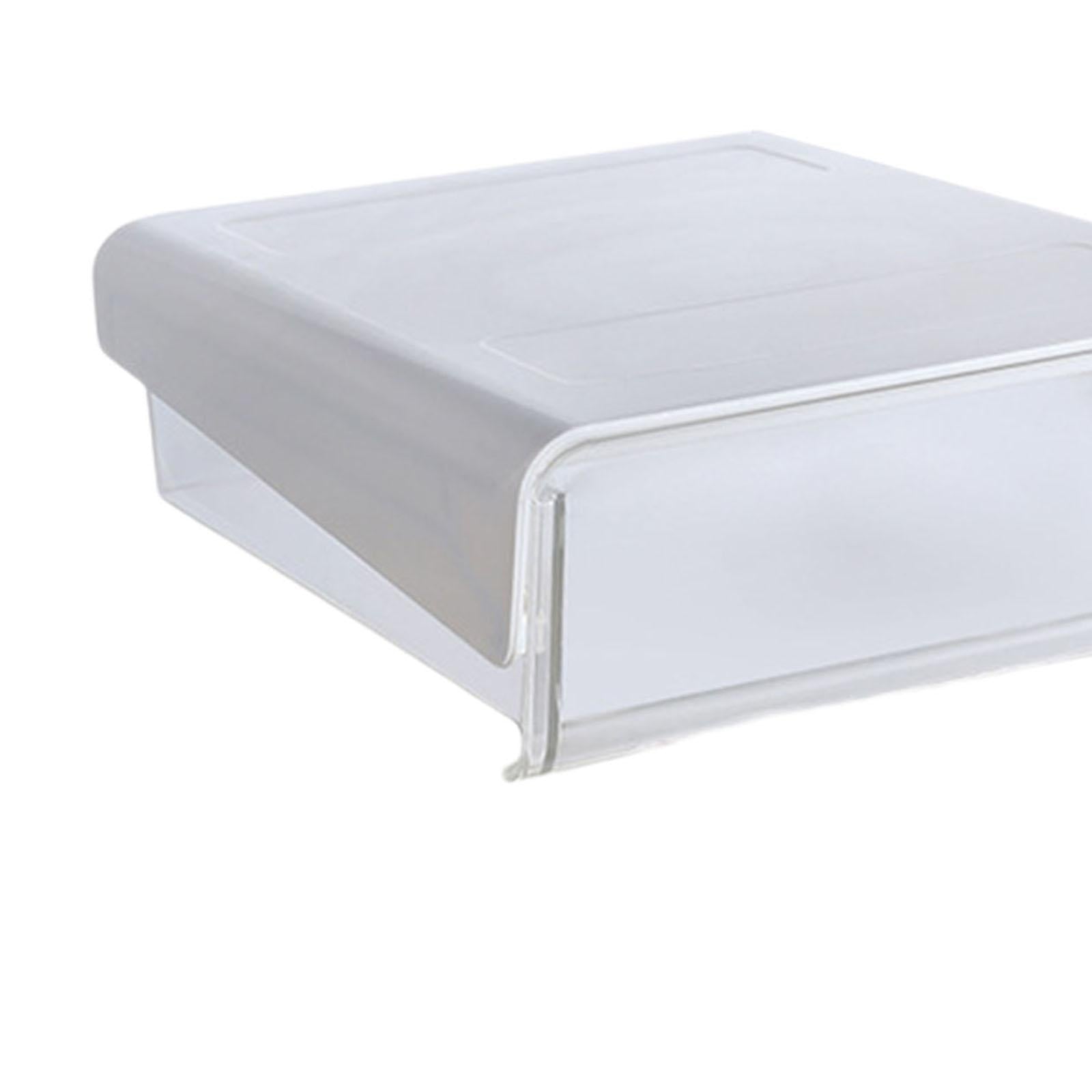 Under Table Drawer with Smooth Sliding Track for Makeup Large white