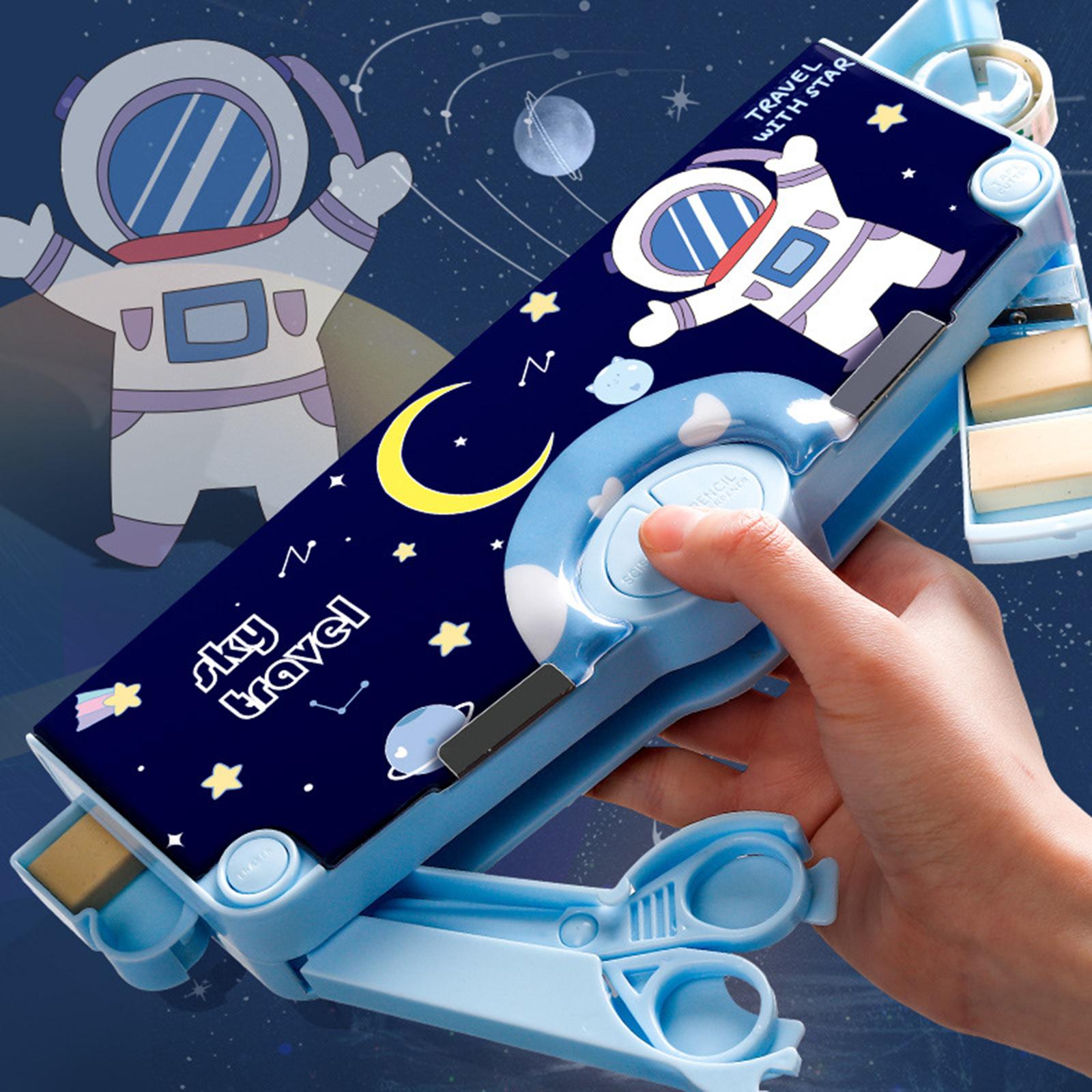 Cute Pencil Box Pencil Case for Student Gift School Supplies Middle School Astronaut
