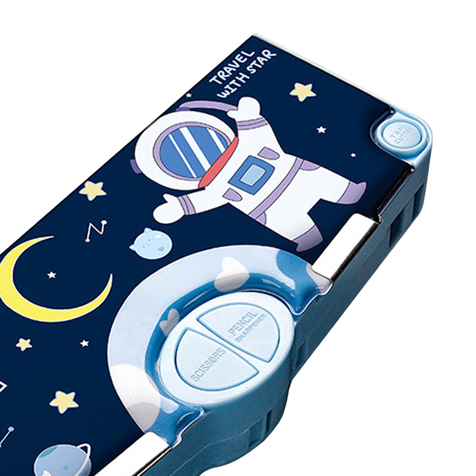 Cute Pencil Box Pencil Case for Student Gift School Supplies Middle School Astronaut