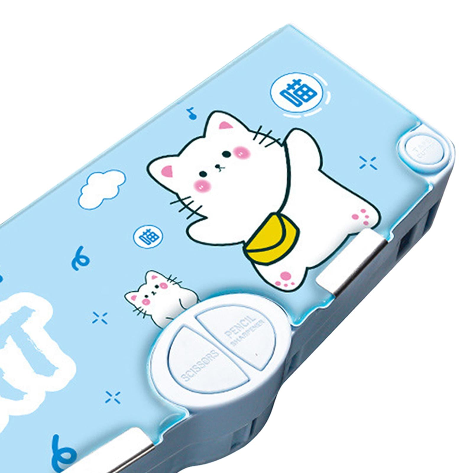 Cute Pencil Box Pencil Case for Student Gift School Supplies Middle School Lucky Cat