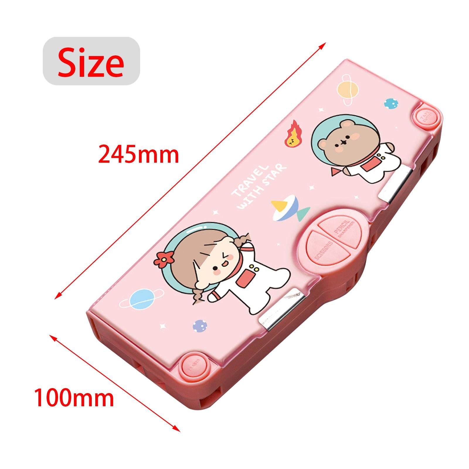 Cute Pencil Box Pencil Case for Student Gift School Supplies Middle School Cute Girl
