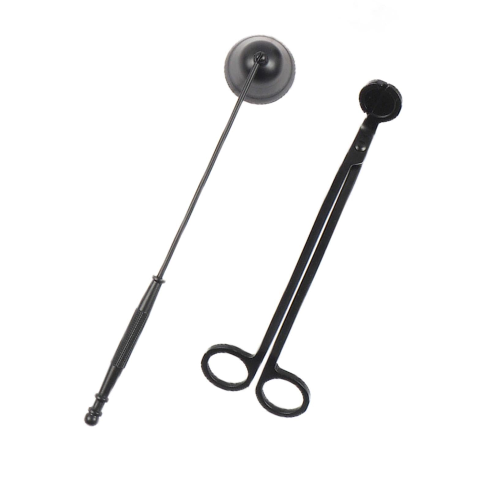 2x Candle Snuffer Candle Wick Trimmer Accessory Set Candle Cutter Safely Black