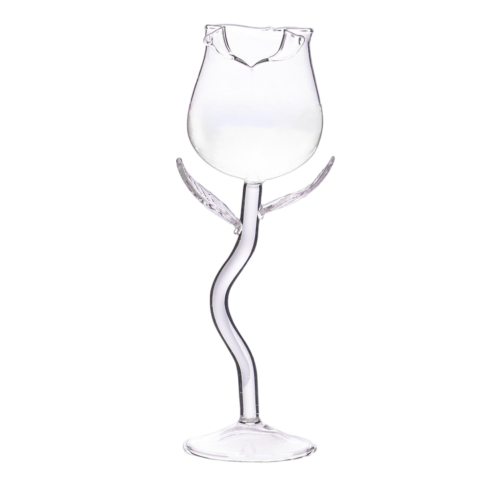 Rose Wine Glasses Transparent Barware for Festival Housewarming Gifts Dinner