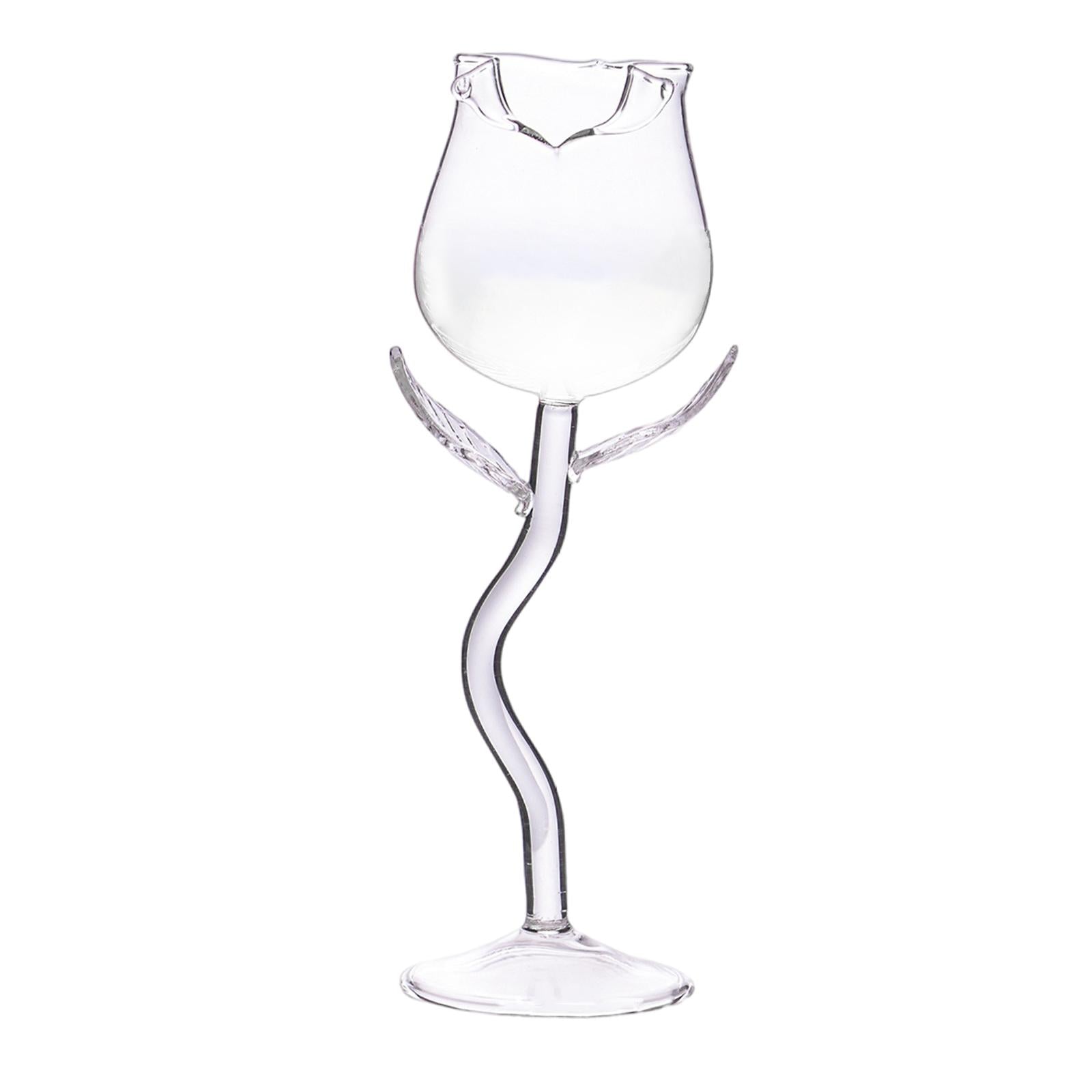 Rose Wine Glasses Transparent Barware for Festival Housewarming Gifts Dinner