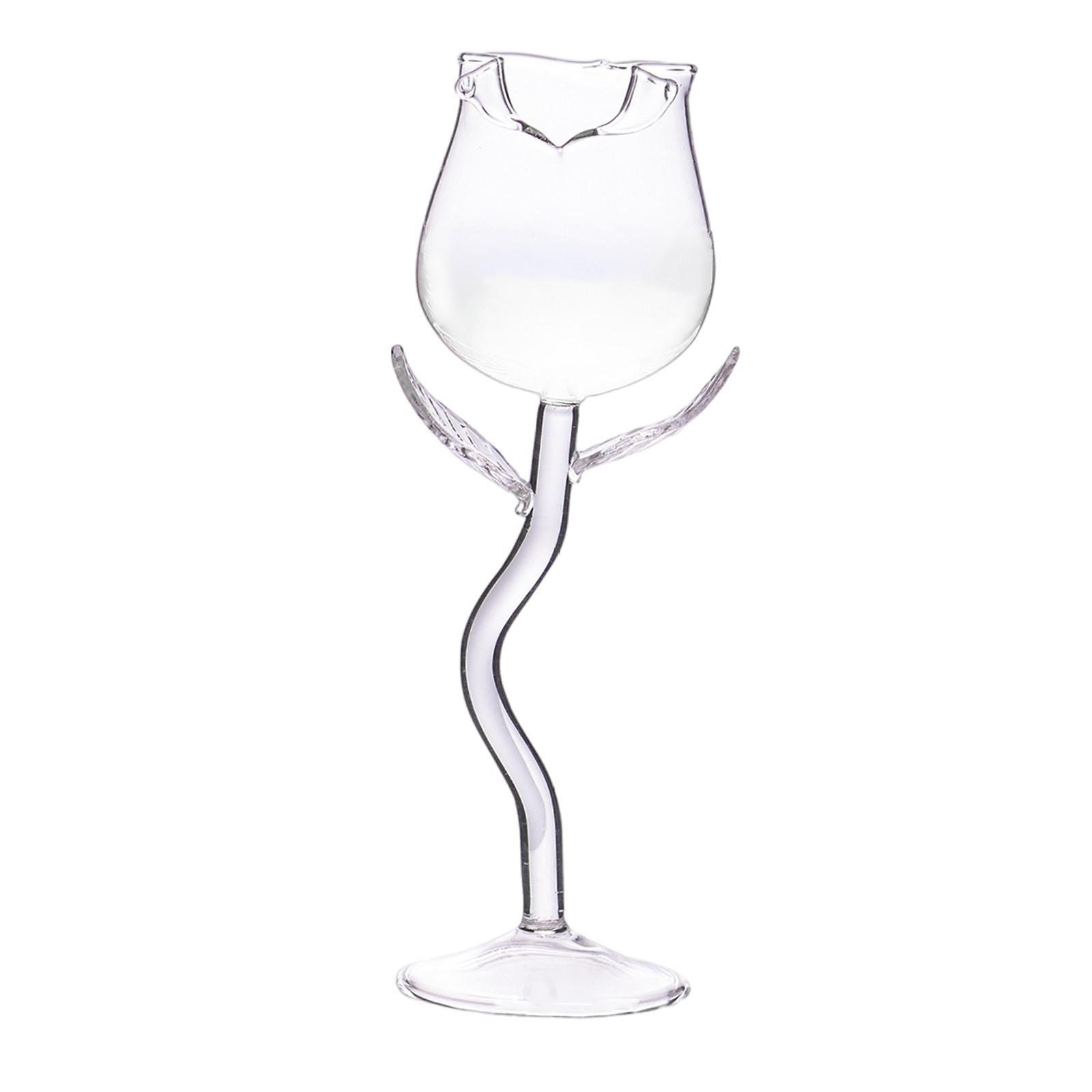 Rose Wine Glasses Transparent Barware for Festival Housewarming Gifts Dinner