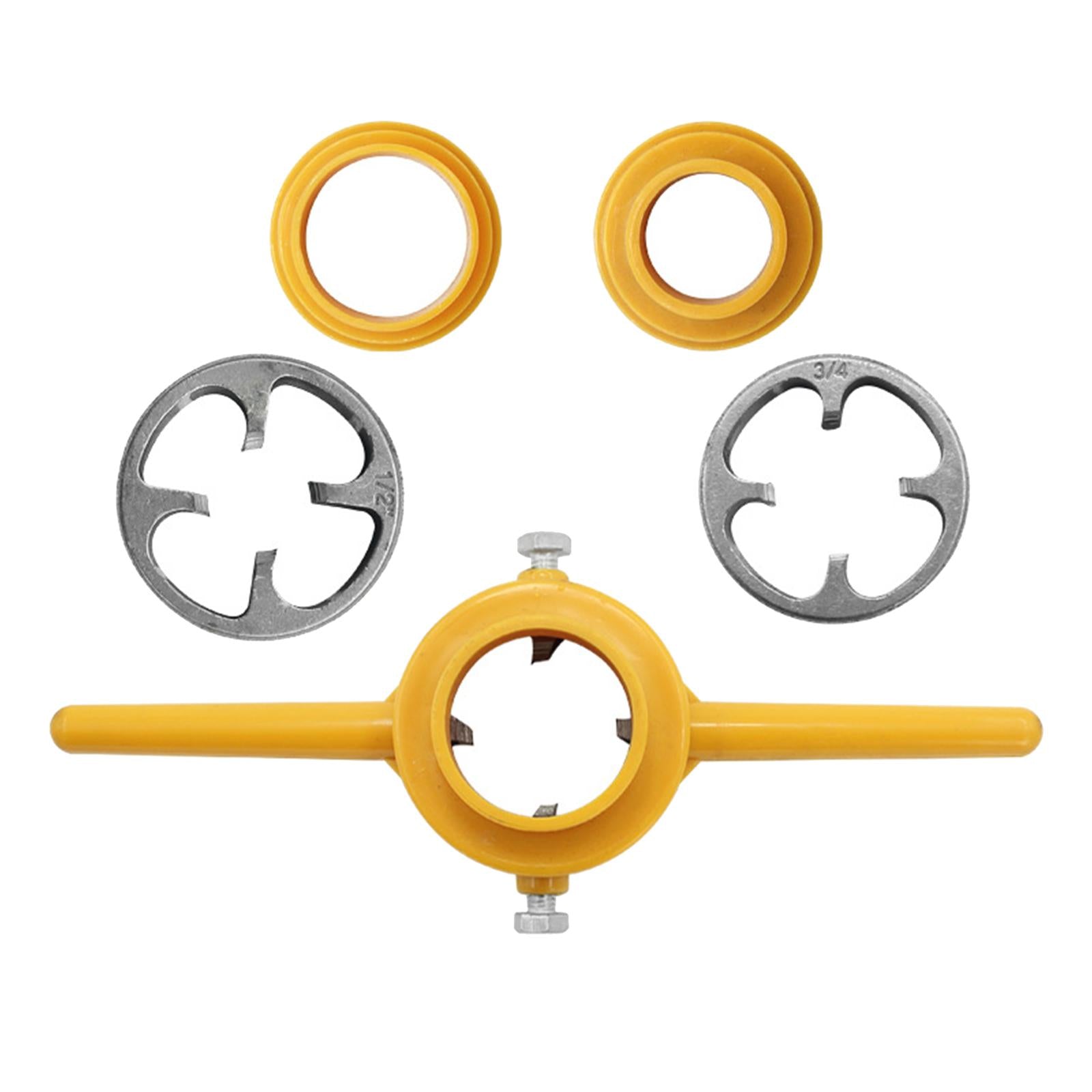 Thread Maker Tools Kit NPT Die Set 1/2 Inch 3/4 Inch 1 Inch For Pumps Pipes