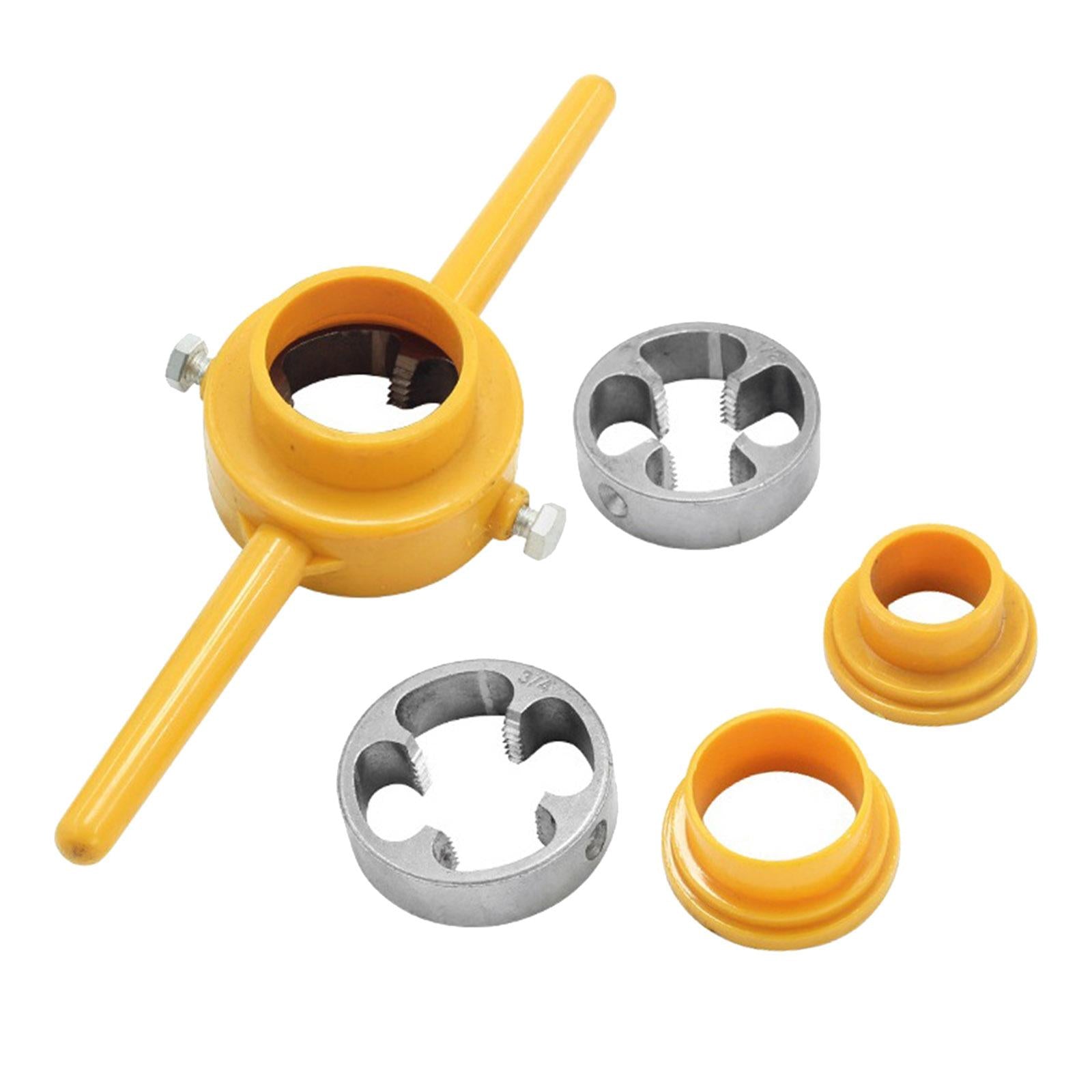Thread Maker Tools Kit NPT Die Set 1/2 Inch 3/4 Inch 1 Inch For Pumps Pipes