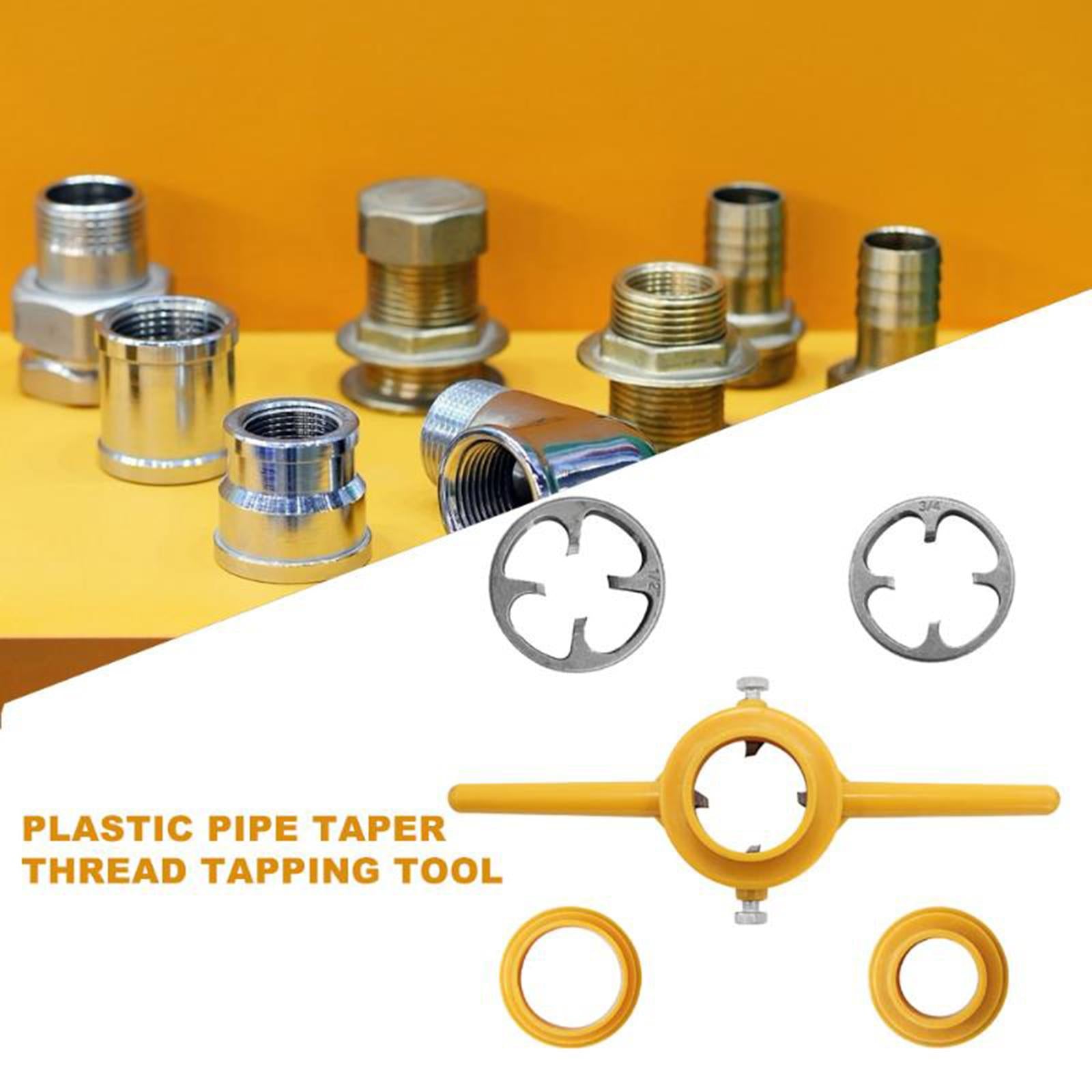 Thread Maker Tools Kit NPT Die Set 1/2 Inch 3/4 Inch 1 Inch For Pumps Pipes