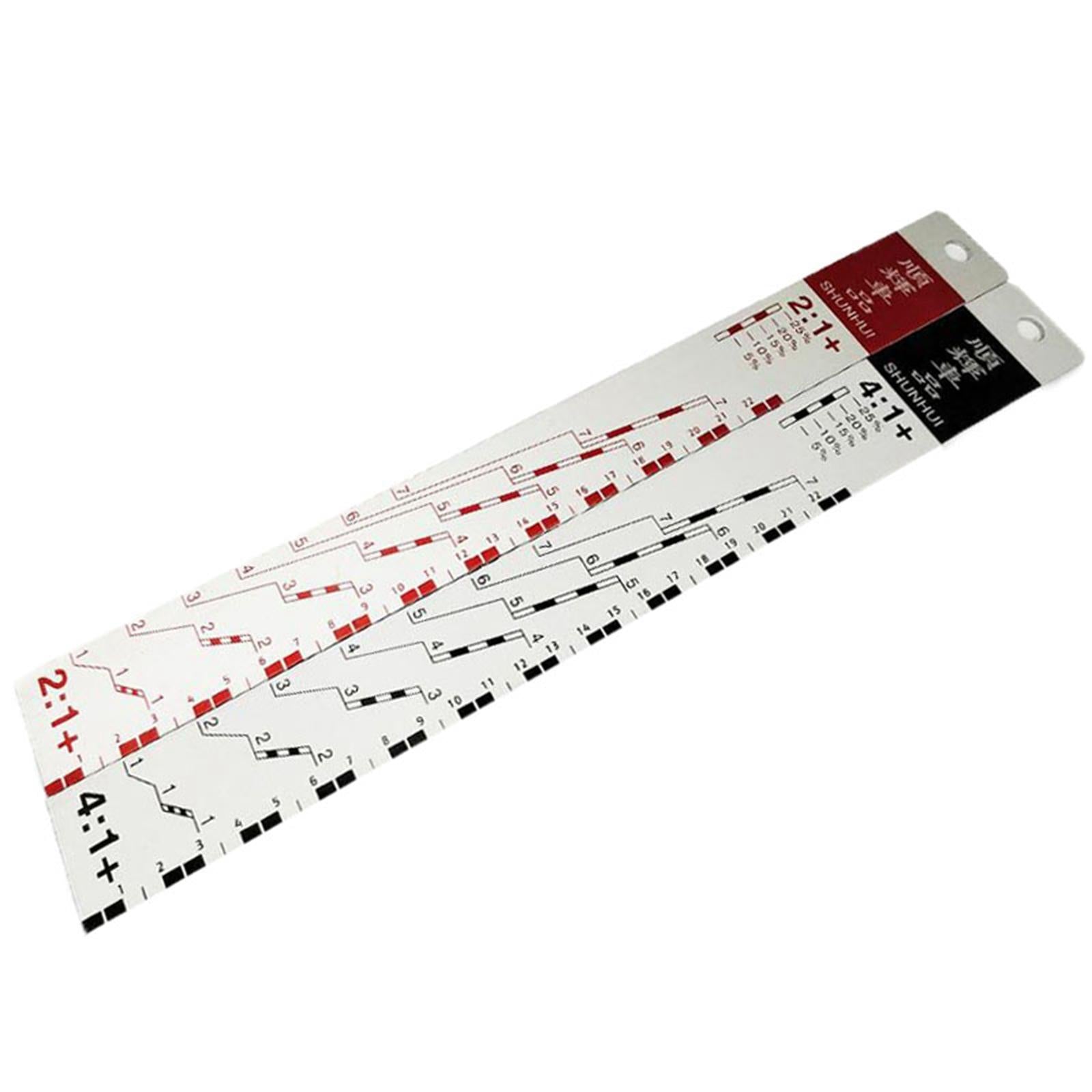 Car Paint Ruler Stirrer 2:1 and 4:1 for Mixing Car Paint Automotive Coatings Large