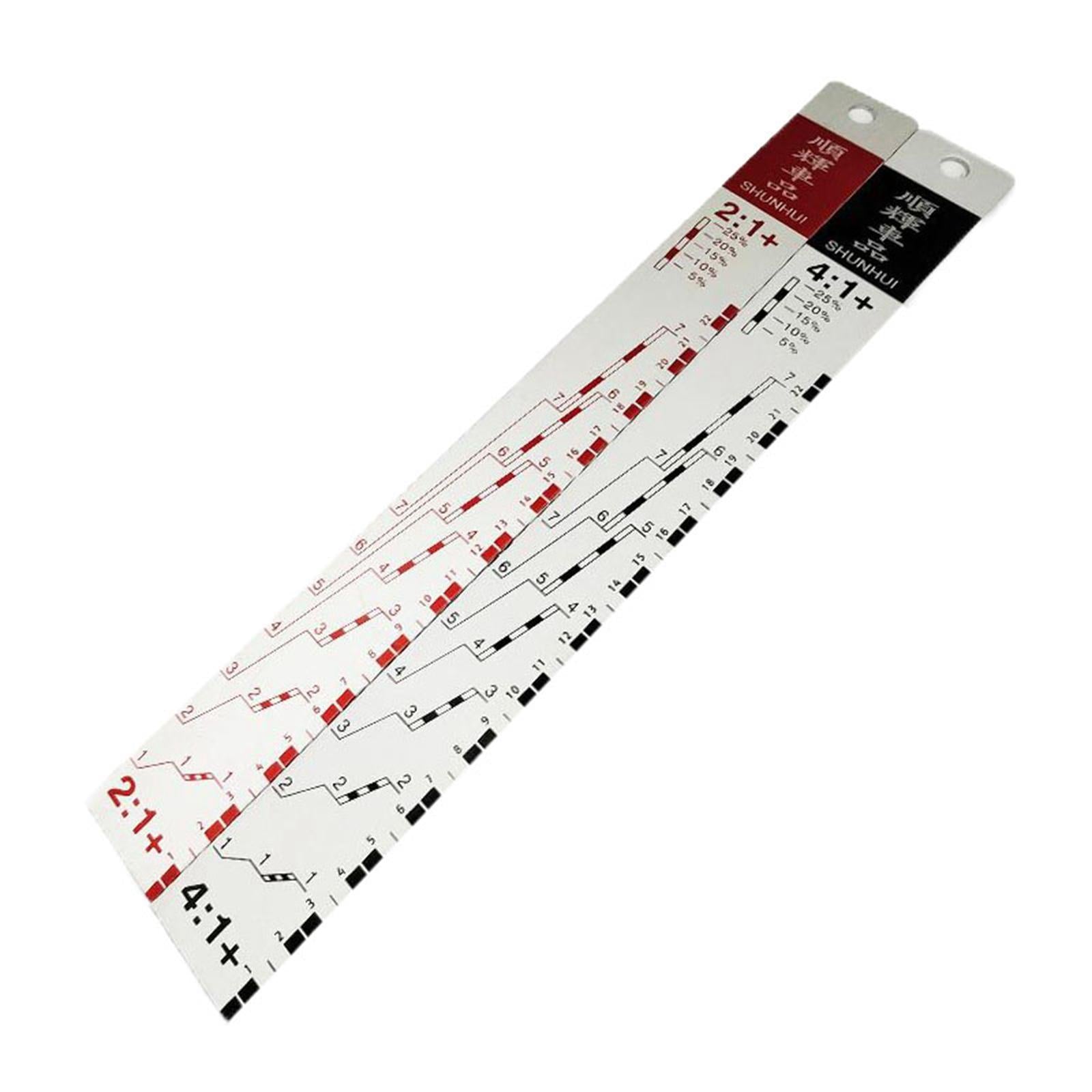 Car Paint Ruler Stirrer 2:1 and 4:1 for Mixing Car Paint Automotive Coatings Large